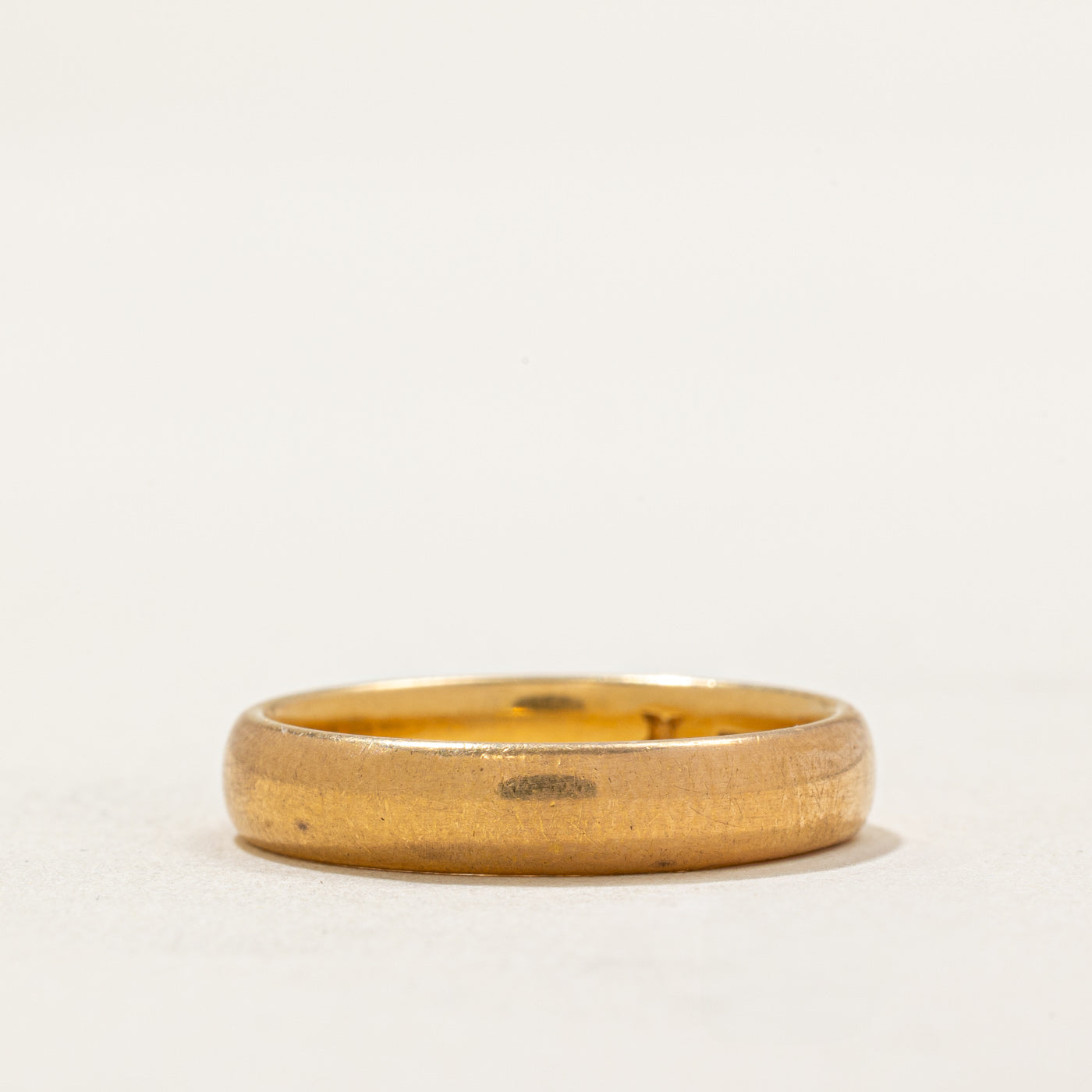 Vintage 1940 Birmingham 22K Yellow Gold Wedding Band - 3.75mm Wide - Size 5.5 - Classic Wedding Ring for Men & Women - Perfect for Anniversaries, Engagements & Special Occasions