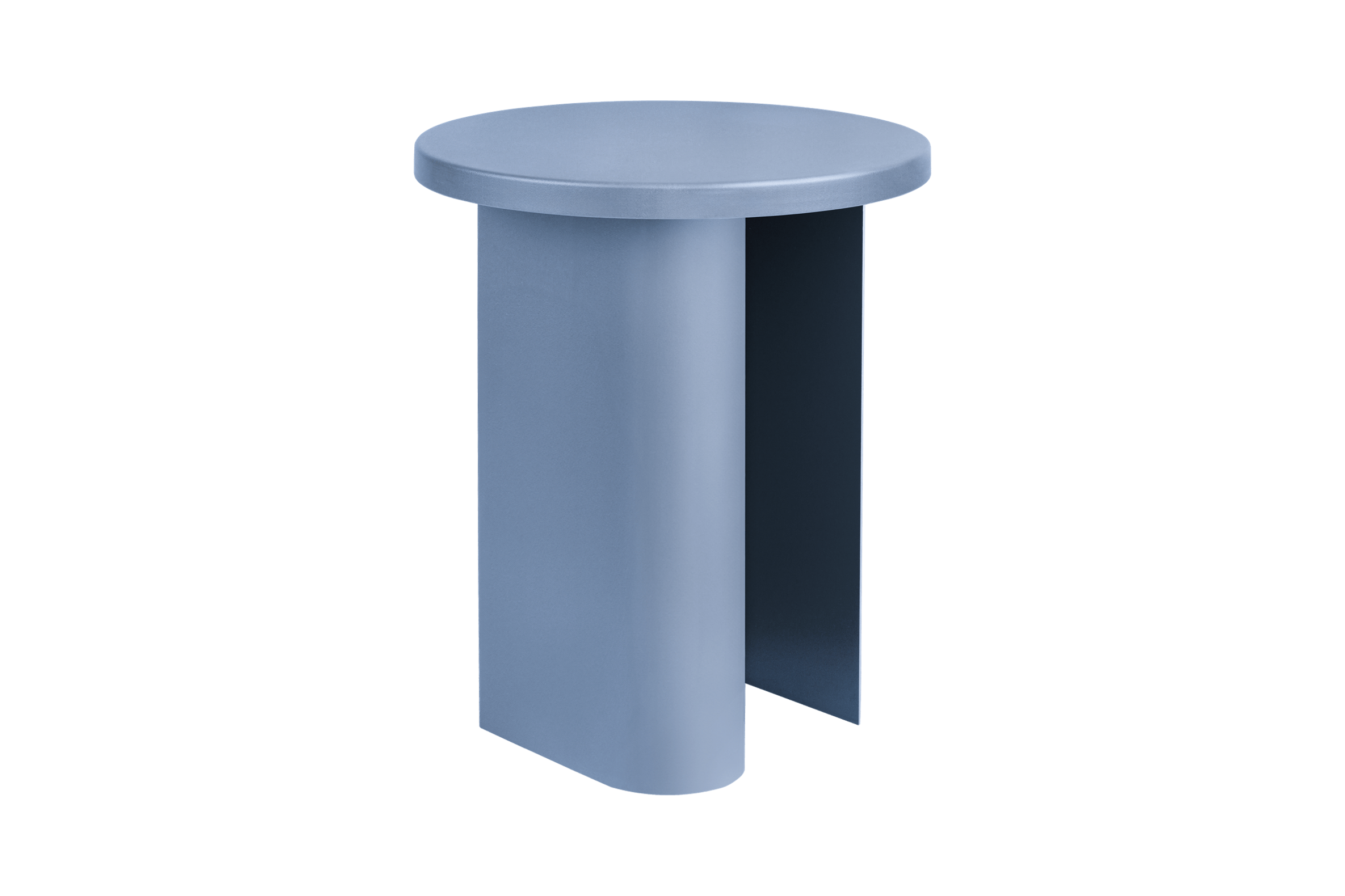 Modern Sato Side Table in Frosty Blue - Perfect for Living Room, Bedroom, or Office Decor