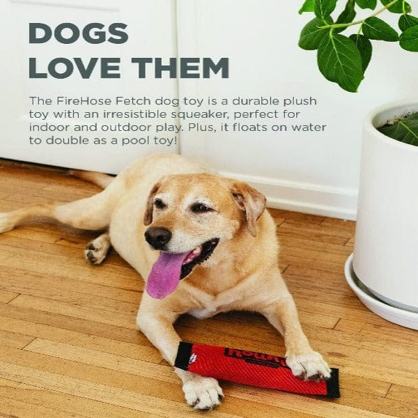 Outward Hound Fire Hose Fetch Dog Toy - Durable Chew-Resistant Dog Toy for Large Breeds - Perfect for Outdoor Play, Fetch Games & Training Sessions