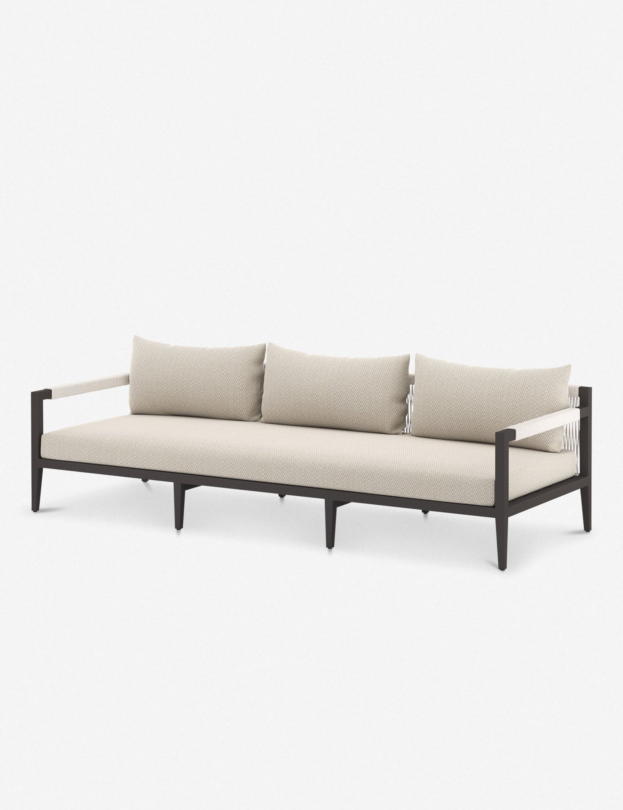 Cadenza Indoor Outdoor Metal Sofa Set - Weather-Resistant Patio Furniture for Garden, Poolside & Backyard Relaxation