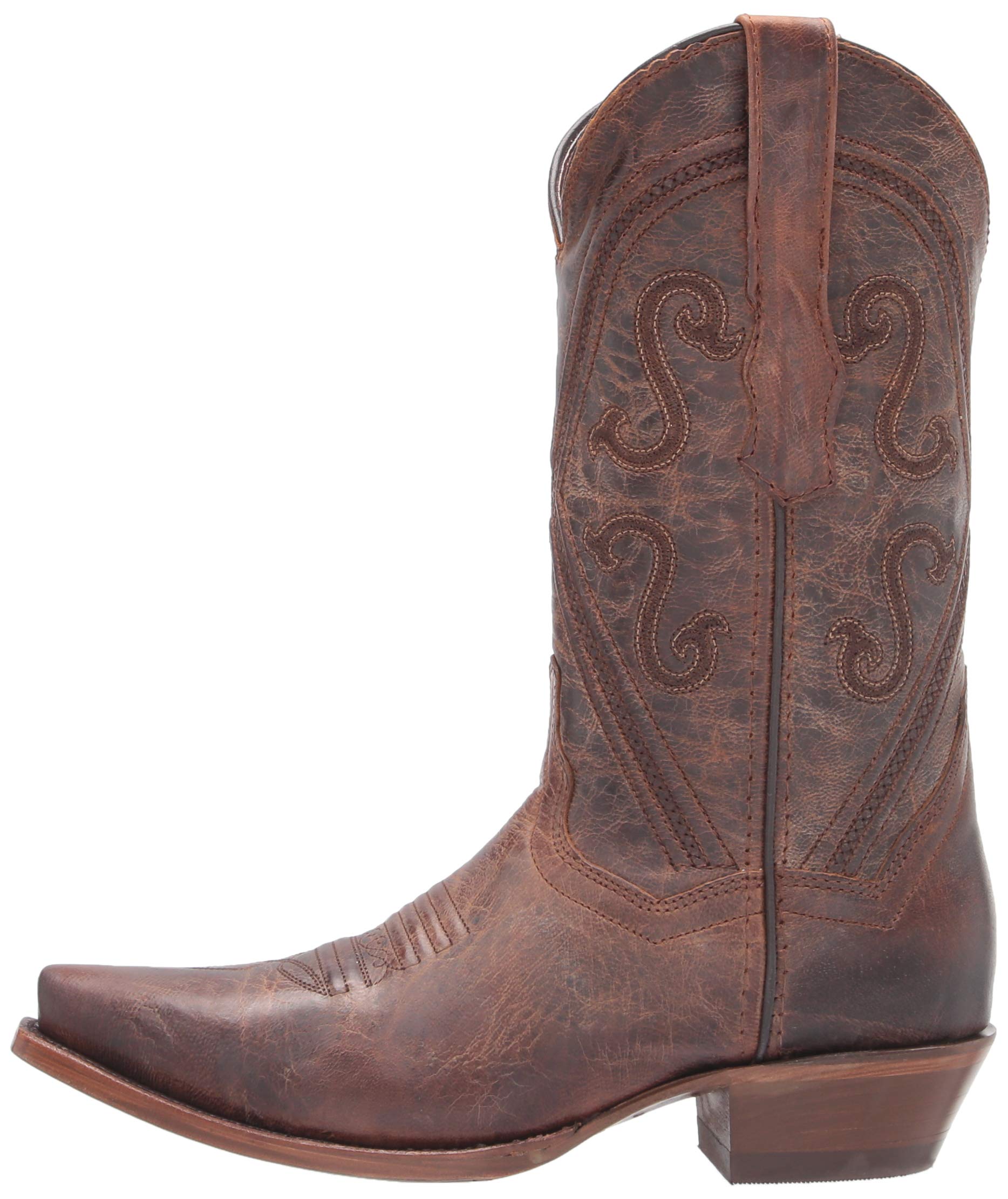 **Soto Boots Women's Cheyenne Leather Snipped Toe Cowgirl Boots – Genuine Leather Handcrafted Cowboy Boots for Women (M50041) – Perfect for Western Rides, Country Dancing & Casual Fashion**