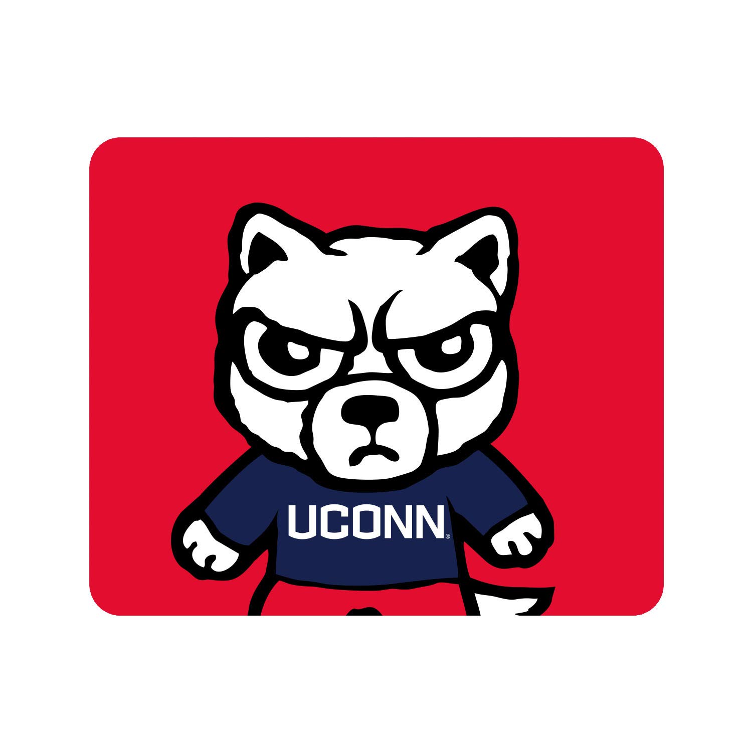 OTM Essentials University of Connecticut Standard Fabric Mouse Pad - Premium Desk Accessory & Gaming Mouse Mat with Non-Slip Base - Perfect for Office, Home, and Gaming Setups
