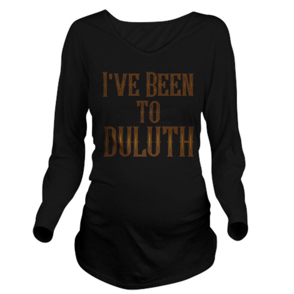 I've Been to Duluth Long Sleeve Maternity T-Shirt - Comfortable Pregnancy Top for Travel & Casual Wear