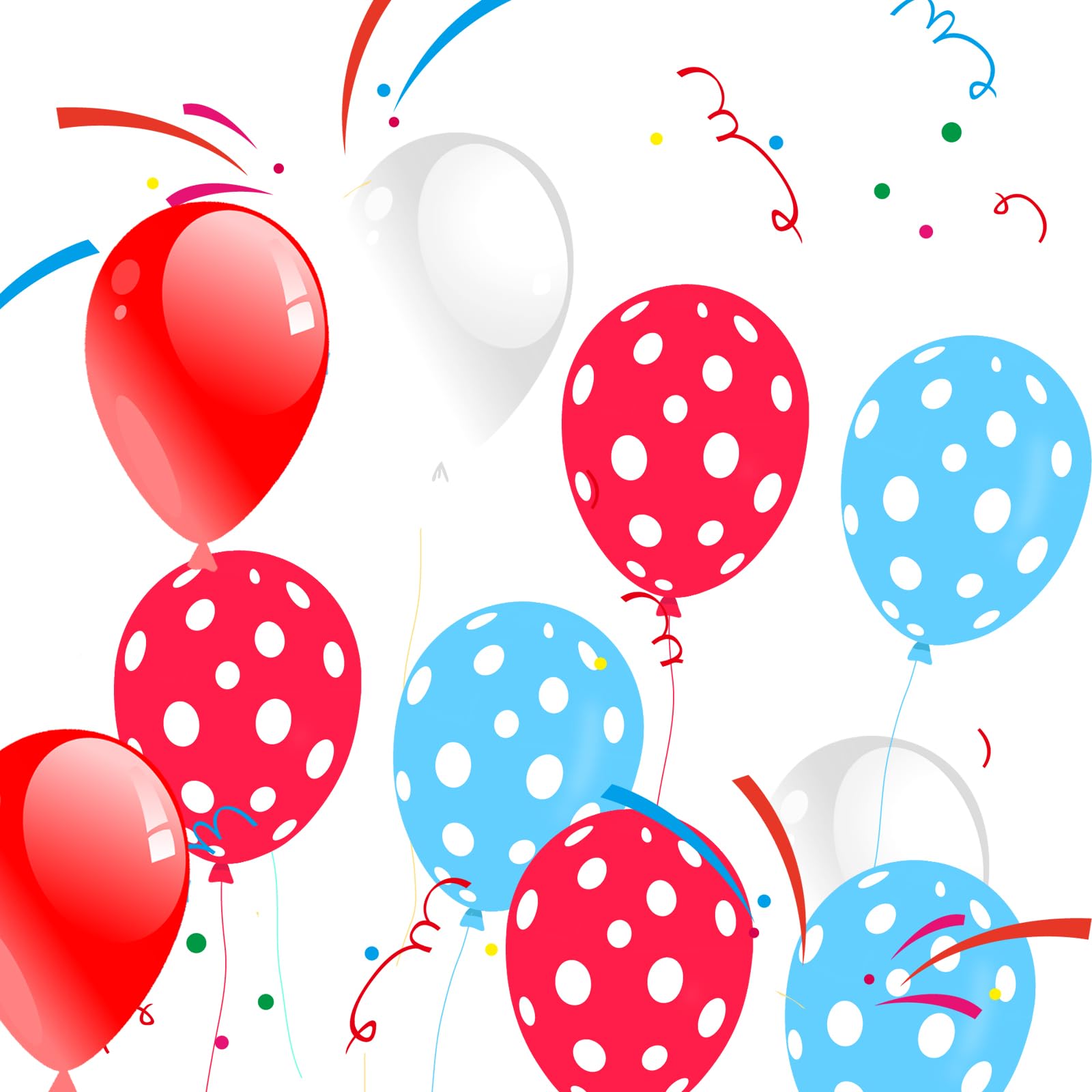 Dr. Seuss Thing 1 & Thing 2 Party Balloons - Red & Blue Birthday Decorations | Cat in The Hat Baby Shower & Birthday Party Supplies | Perfect for Dr. Seuss Themed Parties, Classroom Celebrations & Baby Showers