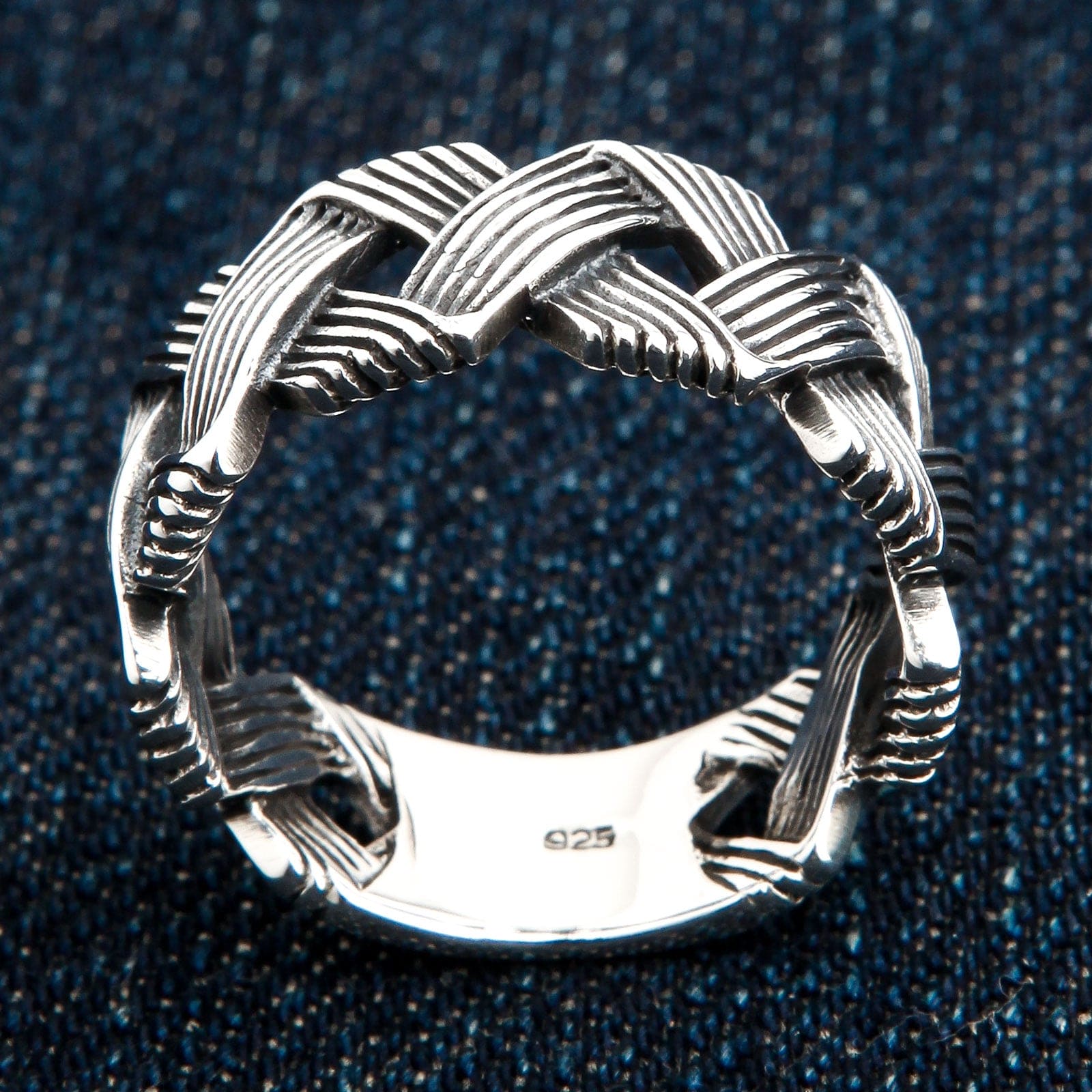 Handmade Wave Knot Sterling Silver Band Ring for Women - Boho Chic Jewelry for Everyday Wear & Special Occasions