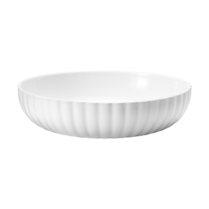 Premium Bernadotte Pasta Bowls - Porcelain Dinnerware Set of 2 for Italian Cuisine & Elegant Dining | Microwave & Dishwasher Safe