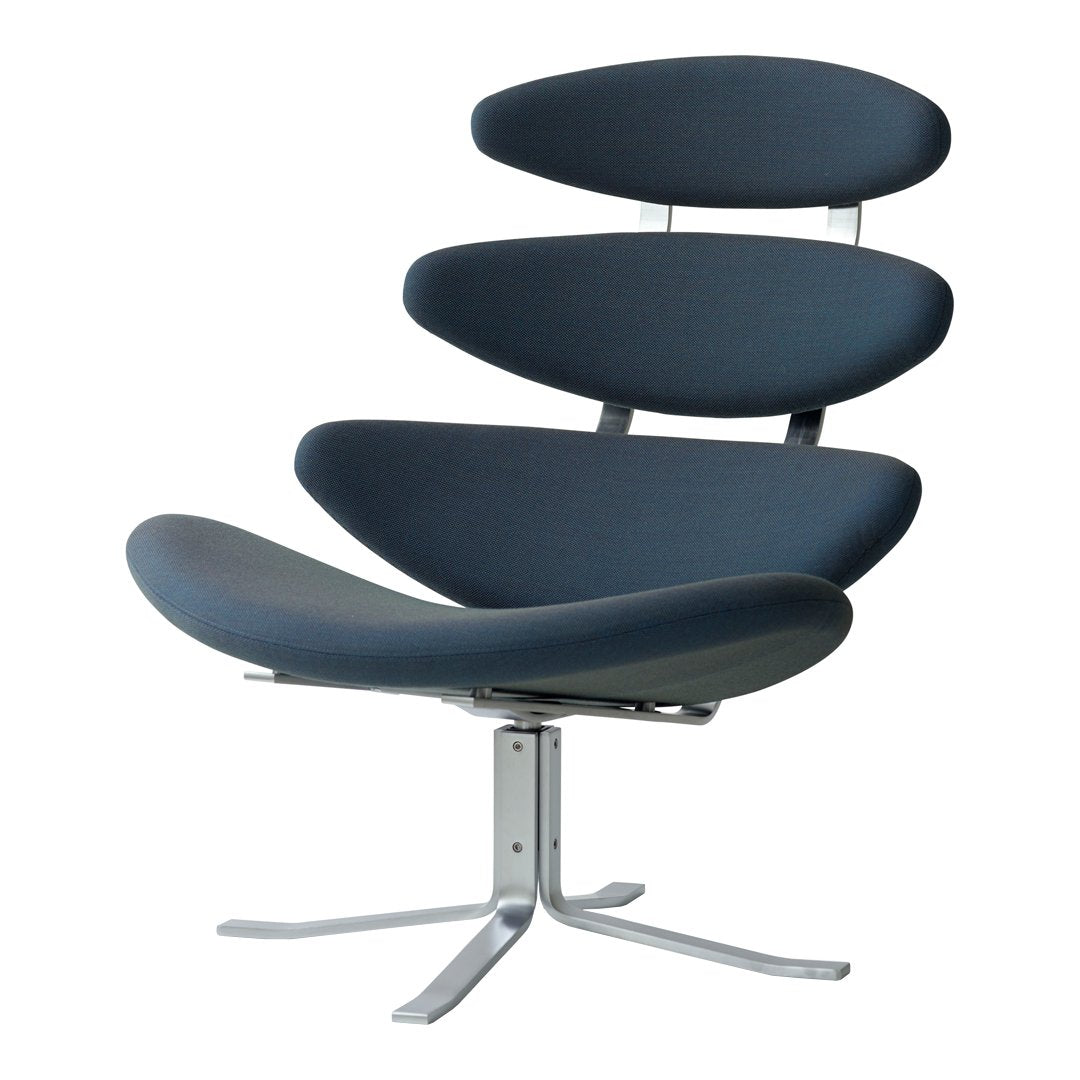Erik Jørgensen Corona Swivel Lounge Chair - Modern Rotating Living Room Chair for Home & Office - Perfect for Living Rooms, Reading Nooks & Reception Areas