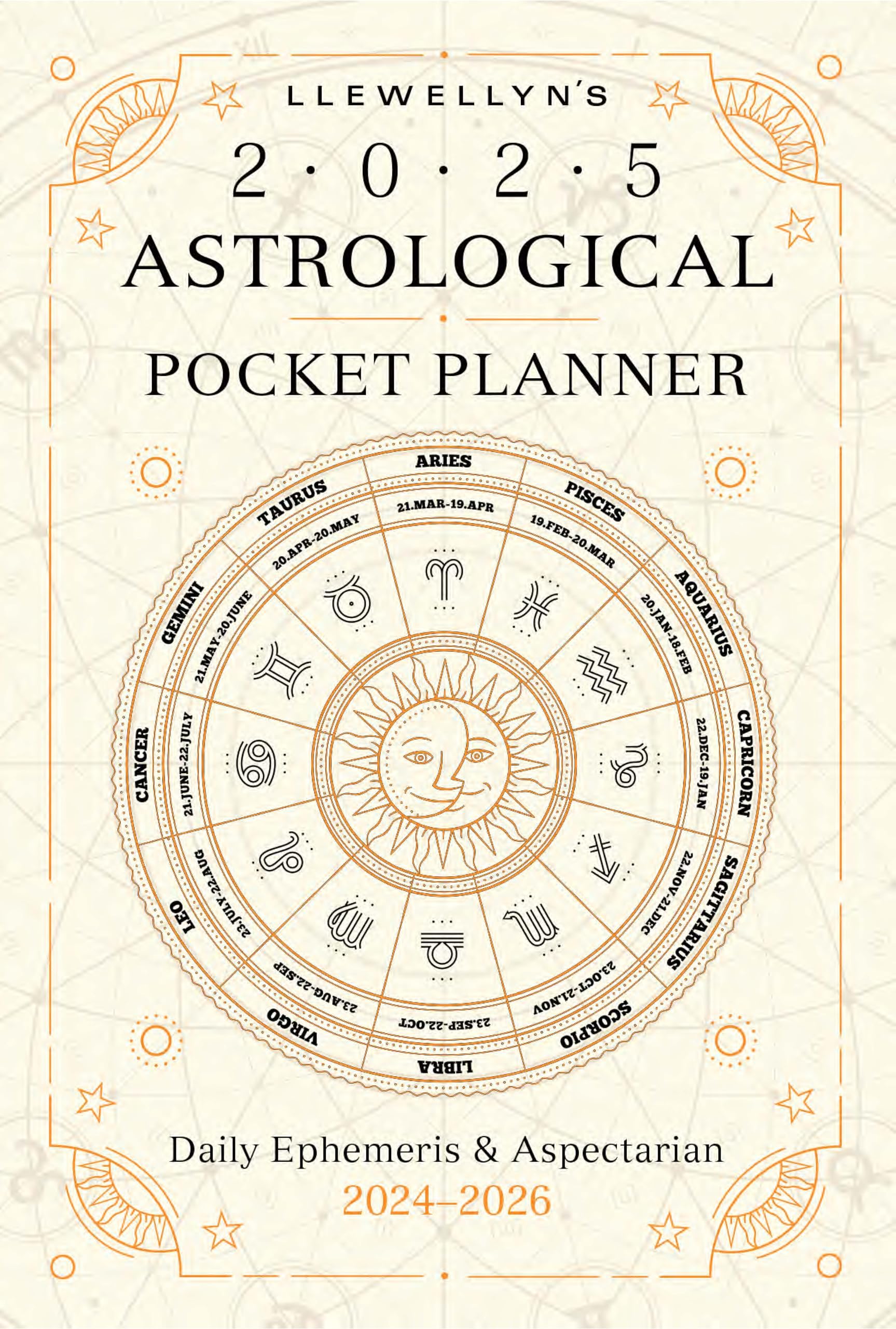 Llewellyn's 2025 Astrological Pocket Planner - Daily Ephemeris & Aspectarian 2024-2026 | Moon Phase Calendar, Zodiac Guide & Astrology Datebook | Perfect for Horoscope Tracking, Spiritual Journaling & Gift Giving