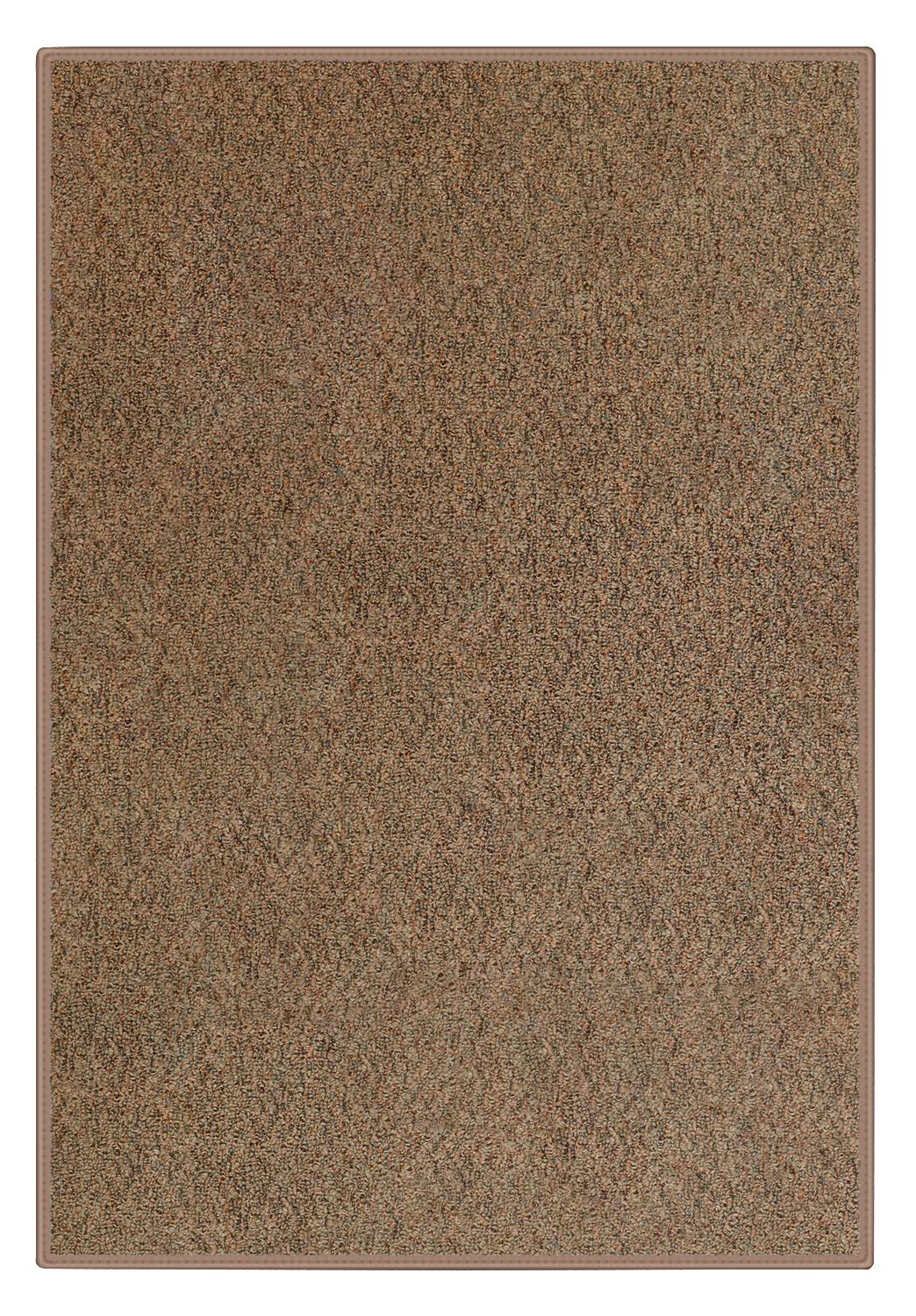Heavy Duty Indoor Outdoor Area Rug - 4x6 Non-Slip Patio Carpet for Deck, Gazebo, Boat, Trailer - Durable & Weather Resistant - Rustic Copper Color - Perfect for Outdoor Living Spaces, Poolside & RV Camping