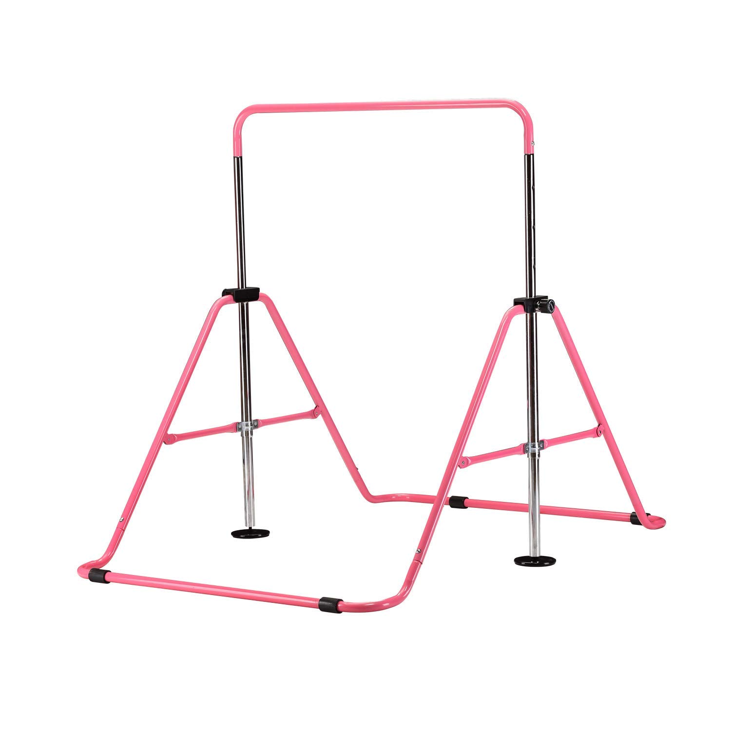 Adjustable Kids Gymnastics Bar - Junior Training & Monkey Bars for Home Play