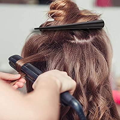 Panaakhi Black Non-Slip Metal Duckbill Hair Clips - 5 Pack Alligator Hair Pins for Women, Crocodile Barrettes Hair Styling Tools for Sectioning & Styling - Perfect for Salon, Home Use & DIY Hairstyles
