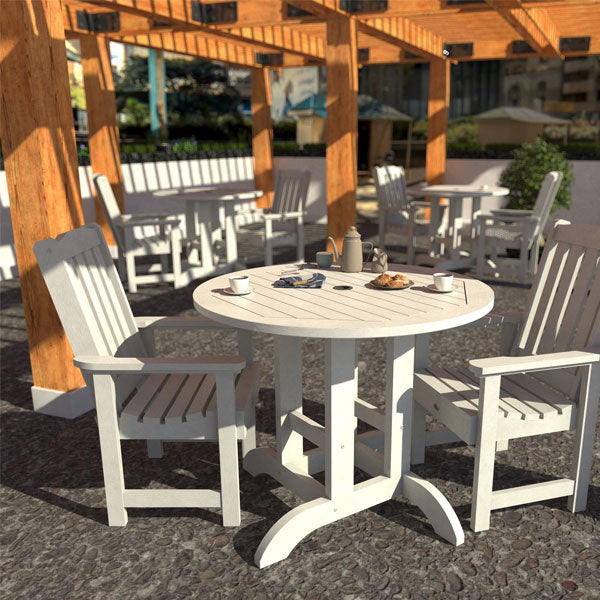 Springville 3-Piece Round Outdoor Dining Set - Patio, Garden, Backyard Furniture for Relaxing & Entertaining
