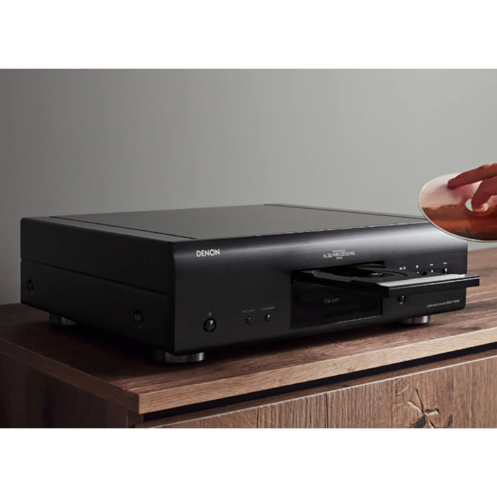 Denon DCD-1700NE Premium CD Player with SACD Playback - High-End Audio for Home Theater & Music Listening