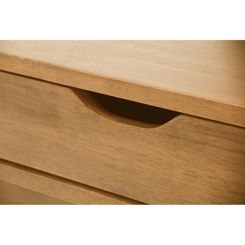 Modern LAMAR Coffee Table with 2 Drawers - 106cm Natural Wood Living Room Furniture for Small Spaces | Perfect for Living Room, Lounge & Apartment Decor