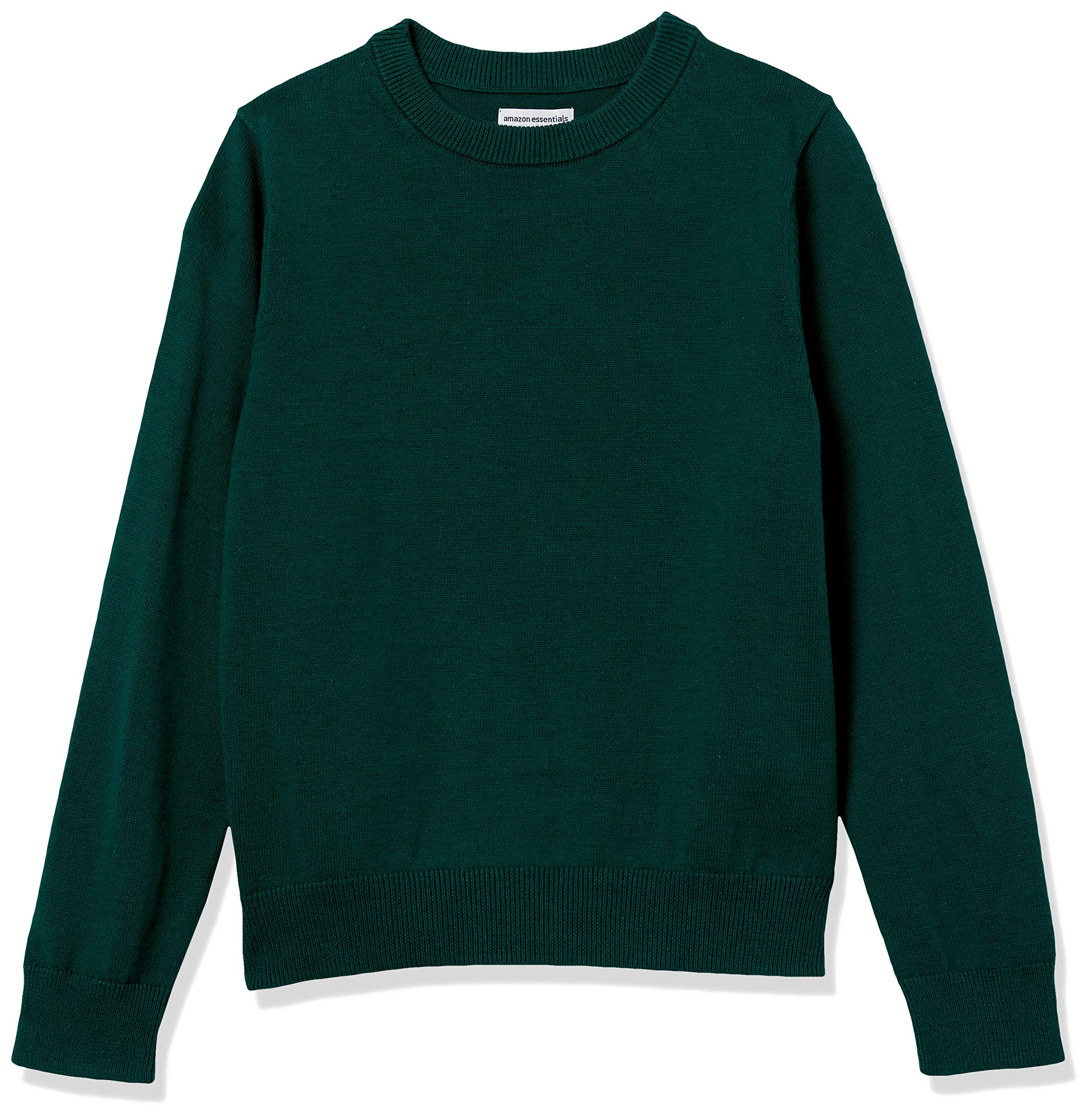 Amazon Essentials Boys & Toddlers' Uniform Cotton Crewneck Sweater - Soft & Comfortable School Wear for Kids, Perfect for Classroom & Casual Outfits