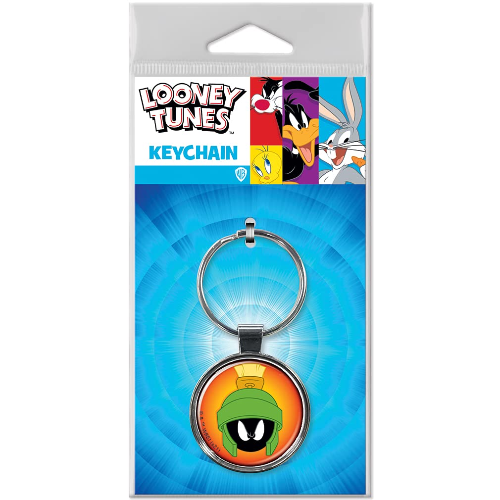 Looney Tunes Marvin the Martian Keychain - Ata-Boy Collectible Keyring for Cartoon Fans | Perfect Gift for Birthday, Christmas & Cosplay Accessories