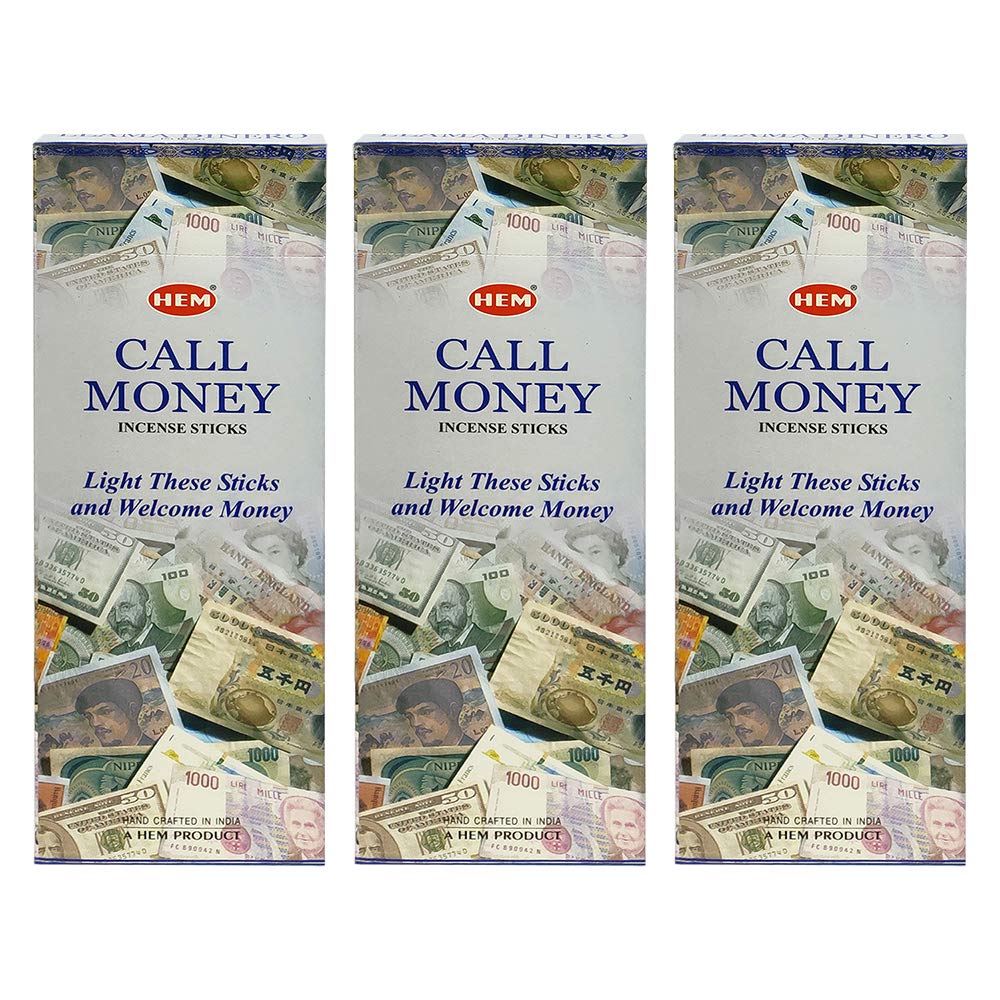 Premium Hem Call Money Agarbatti Incense Sticks - Pack of 18 Boxes (20g Each) for Meditation, Yoga & Home Fragrance