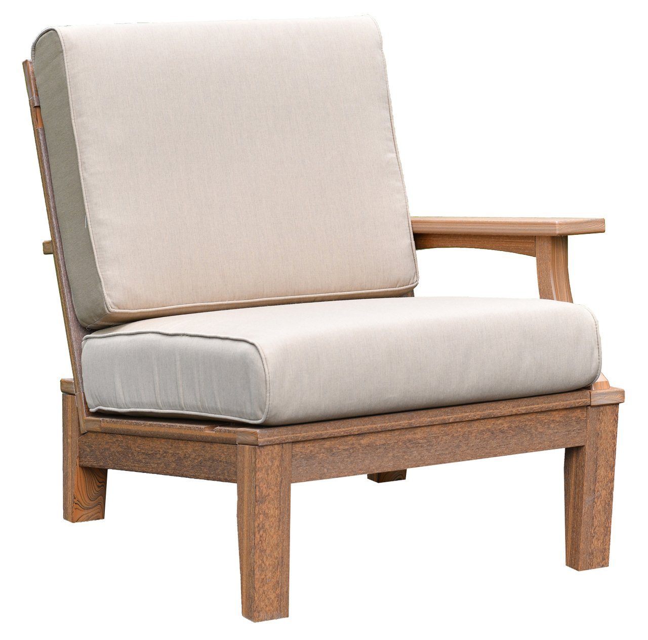 Granville Deep Seating Sectional Left Arm Chair with Cushions - Modern Living Room Furniture for Comfortable Lounging and Relaxation