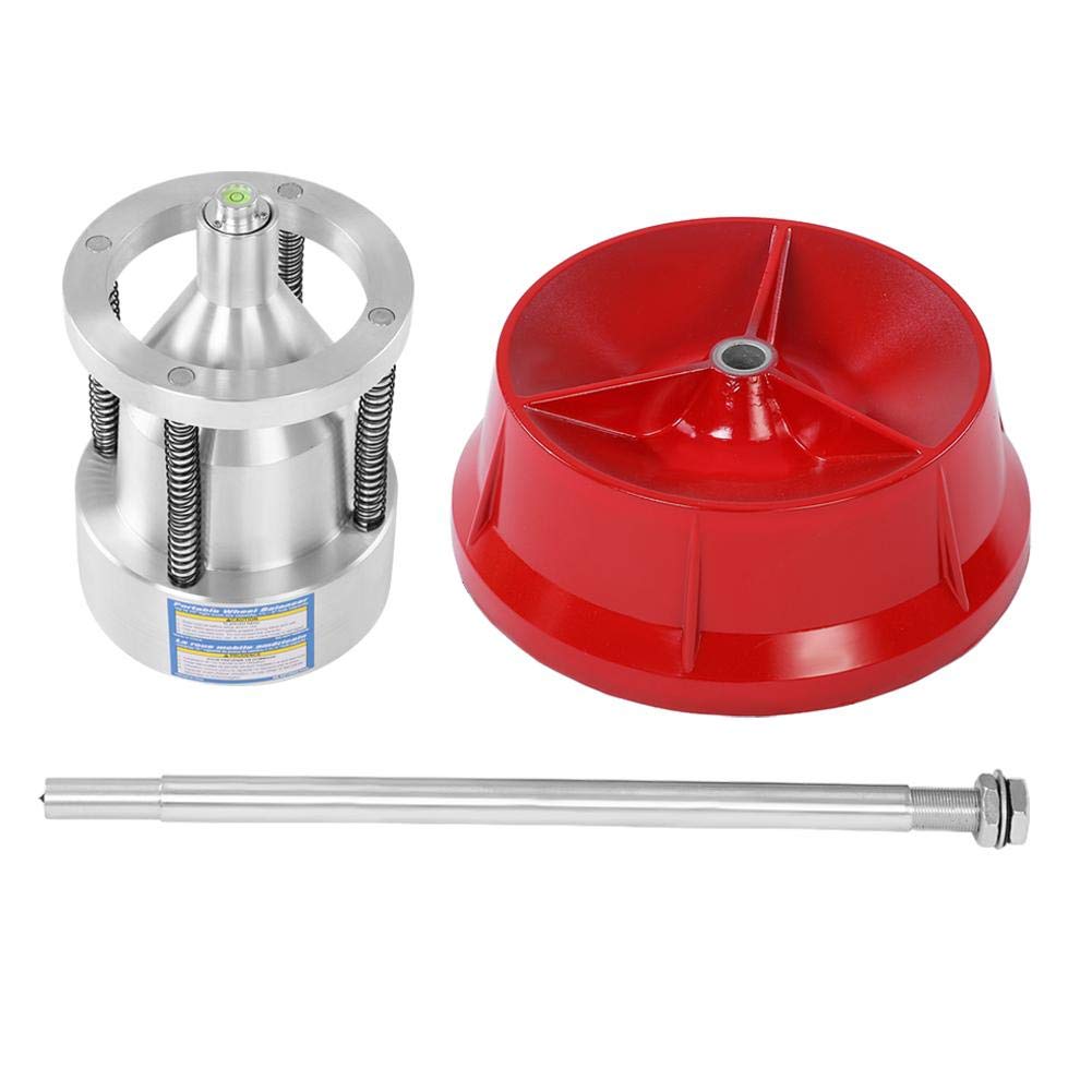 Portable Wheel Balancer for Cars & Trucks - Universal Heavy Duty Bubble Level Rim Balancer - Perfect for DIY Auto Repair, Tire Shops & Roadside Emergencies