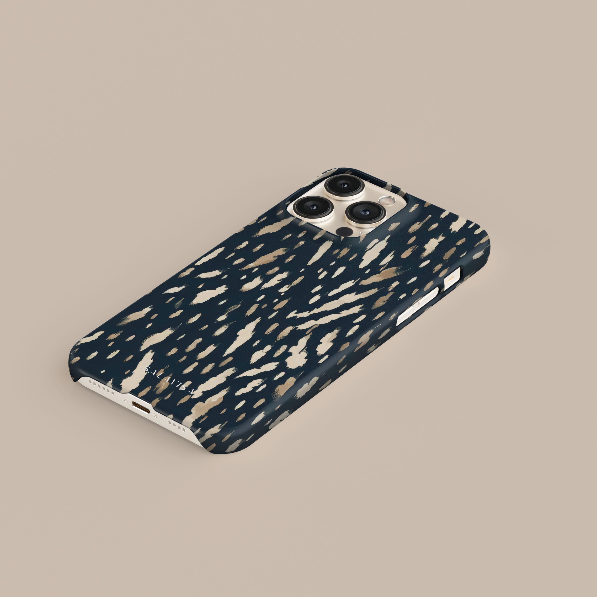Stylish Indigo Animal Print Phone Case - Durable Protective Cover for iPhone & Samsung - Perfect for Everyday Use, Travel & Gifts