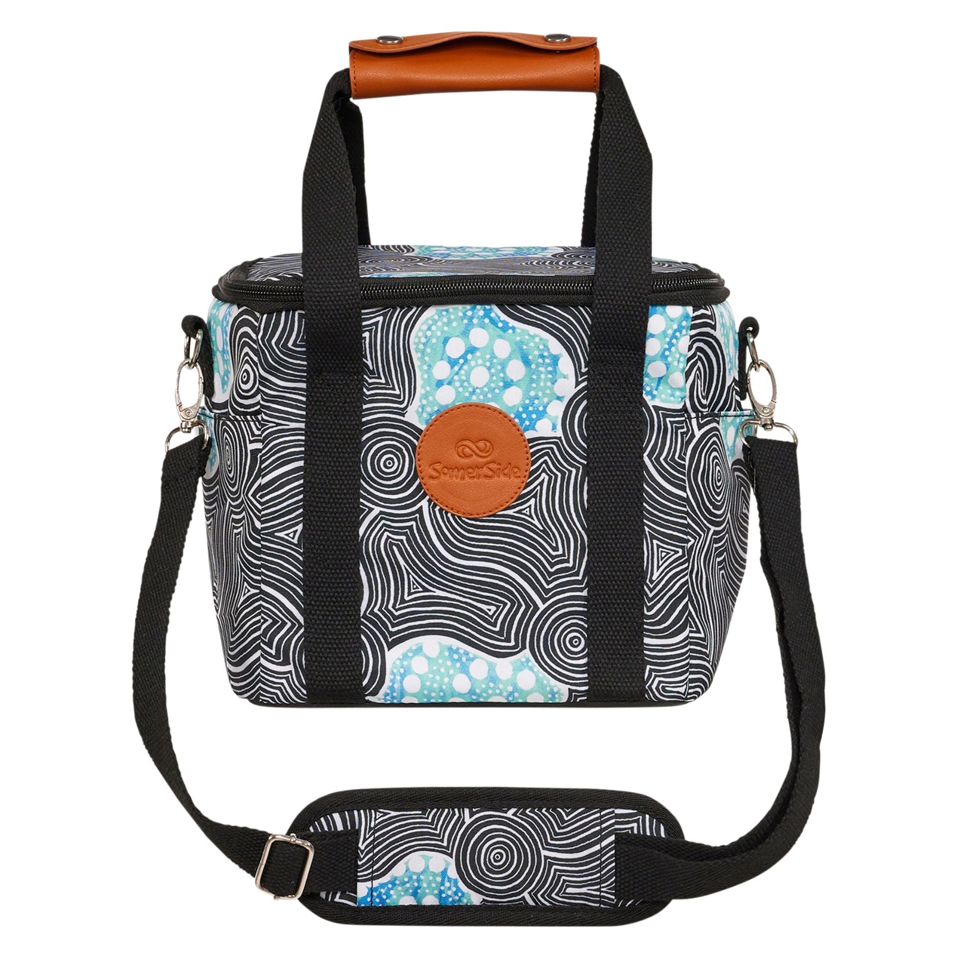Portable Saltwater Mini Cooler Bag - Insulated Lunch Box for Beach, Picnic & Outdoor Adventures | Perfect for Food, Drinks & Fishing Trips