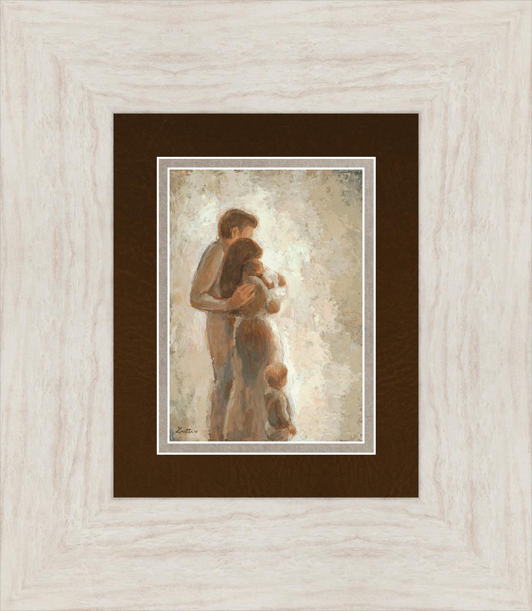 Family Looking Towards the Light - Inspirational Wall Art for Home Decor | Motivational Canvas Print for Living Room, Bedroom & Office | Perfect Gift for Family & Friends