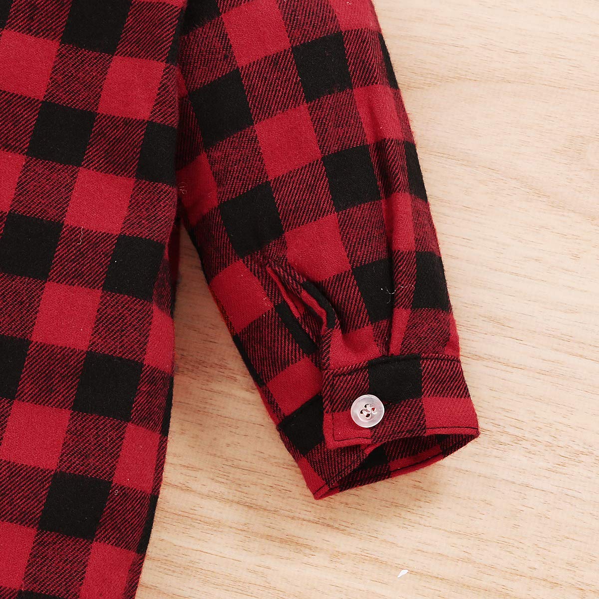 LYSMuch Newborn Baby Boy Plaid Romper - Soft Cotton Infant Jumpsuit Outfit for 0-12 Months | Perfect for Photoshoots, Family Gatherings & Daily Wear