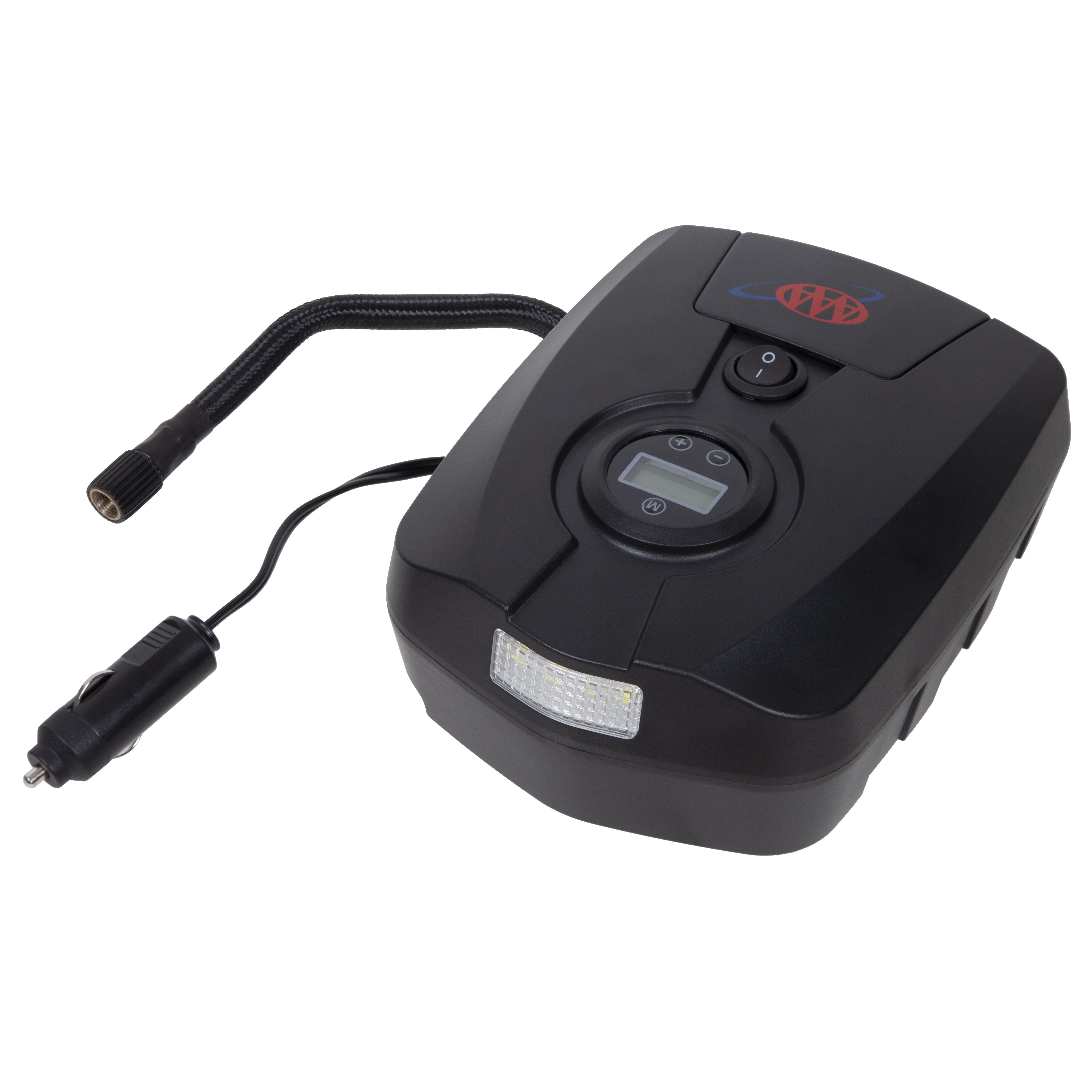 AAA Digital Tire Inflator - Portable Air Compressor for Cars, Bikes & Motorcycles - Fast & Accurate PSI Gauge - Perfect for Road Trips, Emergency Flat Tires & Home Garage Use