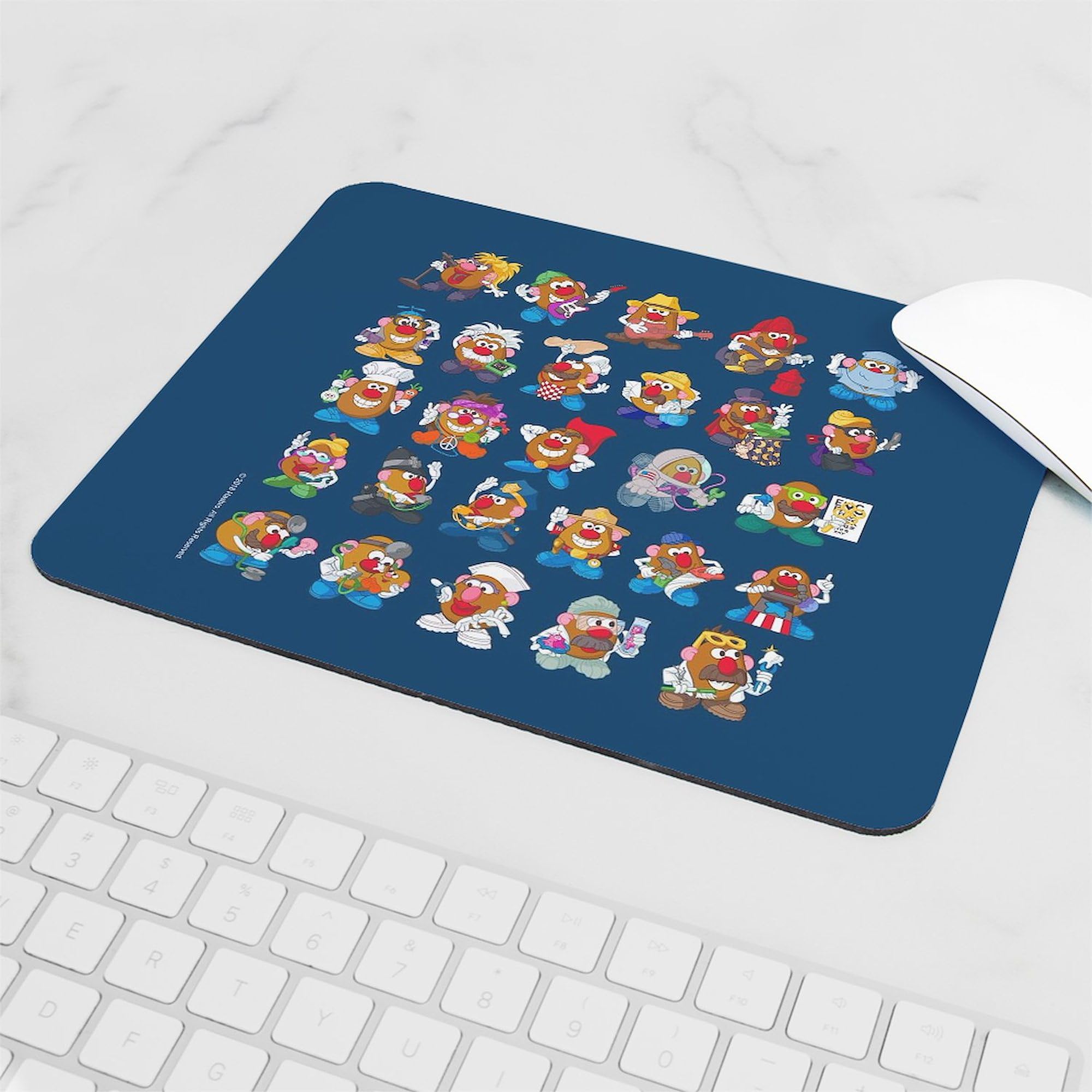 Non-Slip Rubber Gaming Mousepad with Mr. Potato Head Design - Perfect for Office, Home & Gaming Setups | CafePress