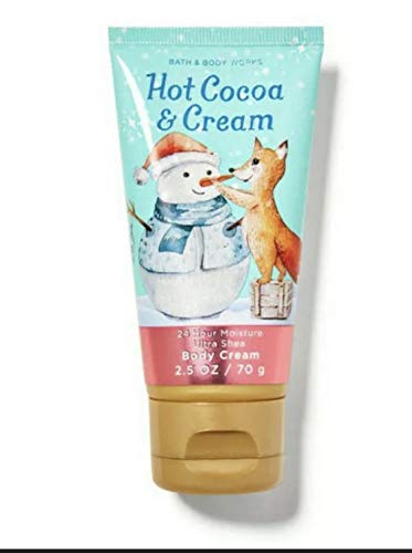 Bath & Body Works Hot Cocoa & Cream Moisturizing Body Lotion 2.5 oz - Luxurious Winter Skincare for Dry Skin, Perfect for Gifts & Self-Care Routines