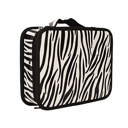 Professional Leather Hairdresser & Makeup Tool Bag - Large Capacity Organizer for Hair Cutting Clippers, Scissors, Brushes | Perfect for Salon Stylists, Mobile Hairstylists & Beauty Professionals