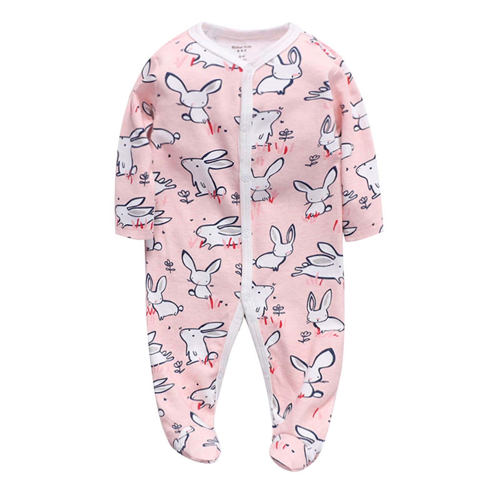 Soft Baby Romper for Boys & Girls - Cute Cartoon Jumpsuit with Footies | Blue Infant Outfit for Playtime, Photos & Everyday Comfort