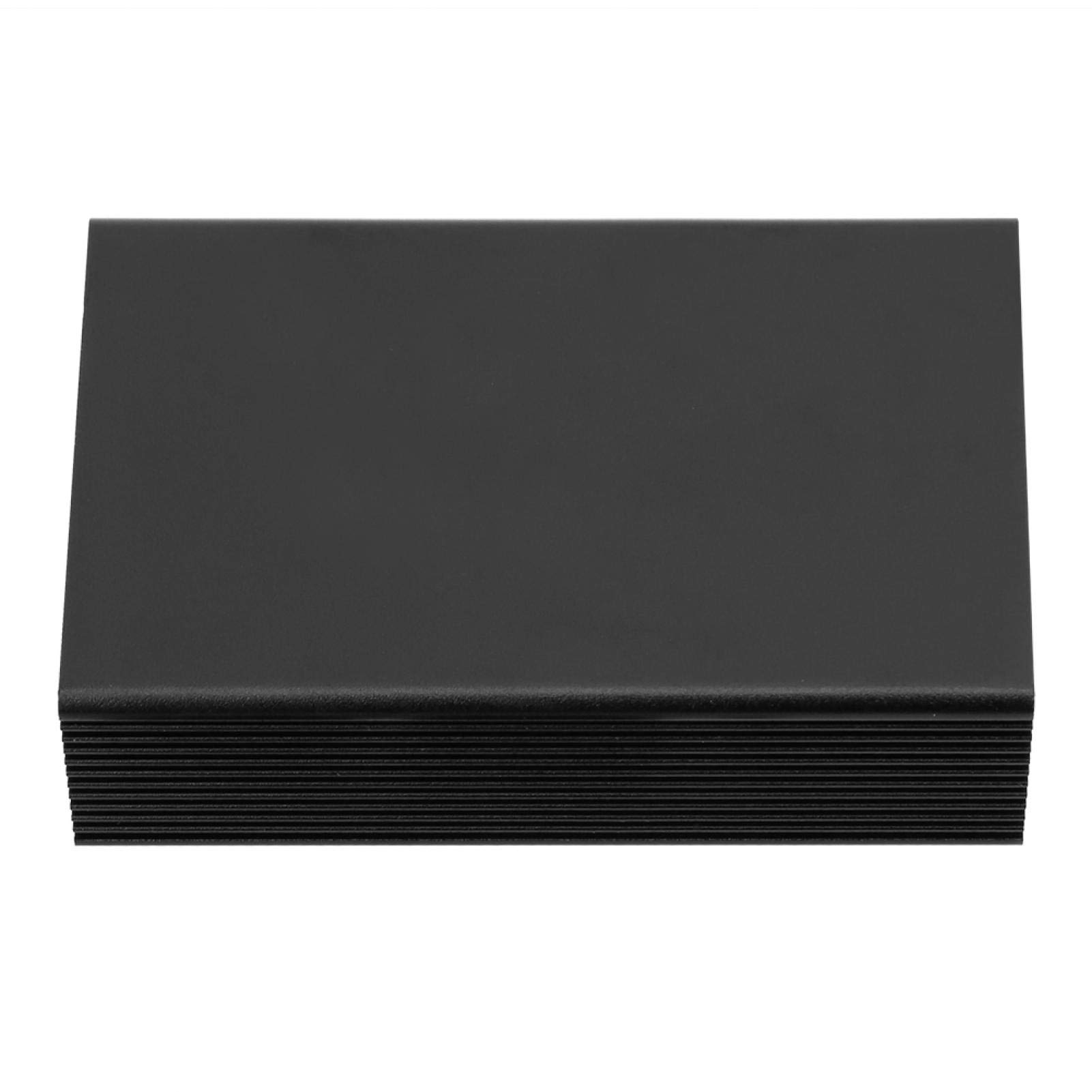 DIY Aluminum Project Box 27x66x100mm - Matte Black Enclosure for Electronics, PCB & Heat Dissipation - Waterproof & Anti-Thunder Aluminum Housing for DIY Projects, Circuit Boards & Industrial Applications