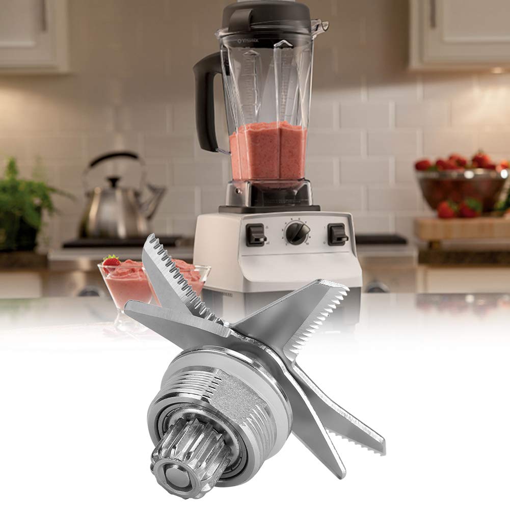Premium Stainless Steel Blender Blade Replacement - Compatible with Vitamix 5200, 64oz 48oz 32oz Containers - Durable Blender Parts for Smoothies, Juicing & Food Processing - Perfect for Home Kitchens & Commercial Use