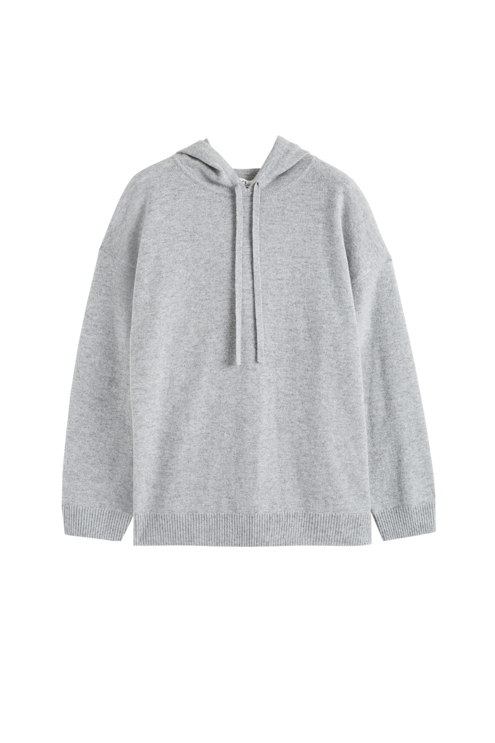 Premium Light Grey Wool Cashmere Hoodie for Women - Soft & Cozy Oversized Pullover Sweatshirt - Perfect for Casual Wear, Lounge & Winter Outfits