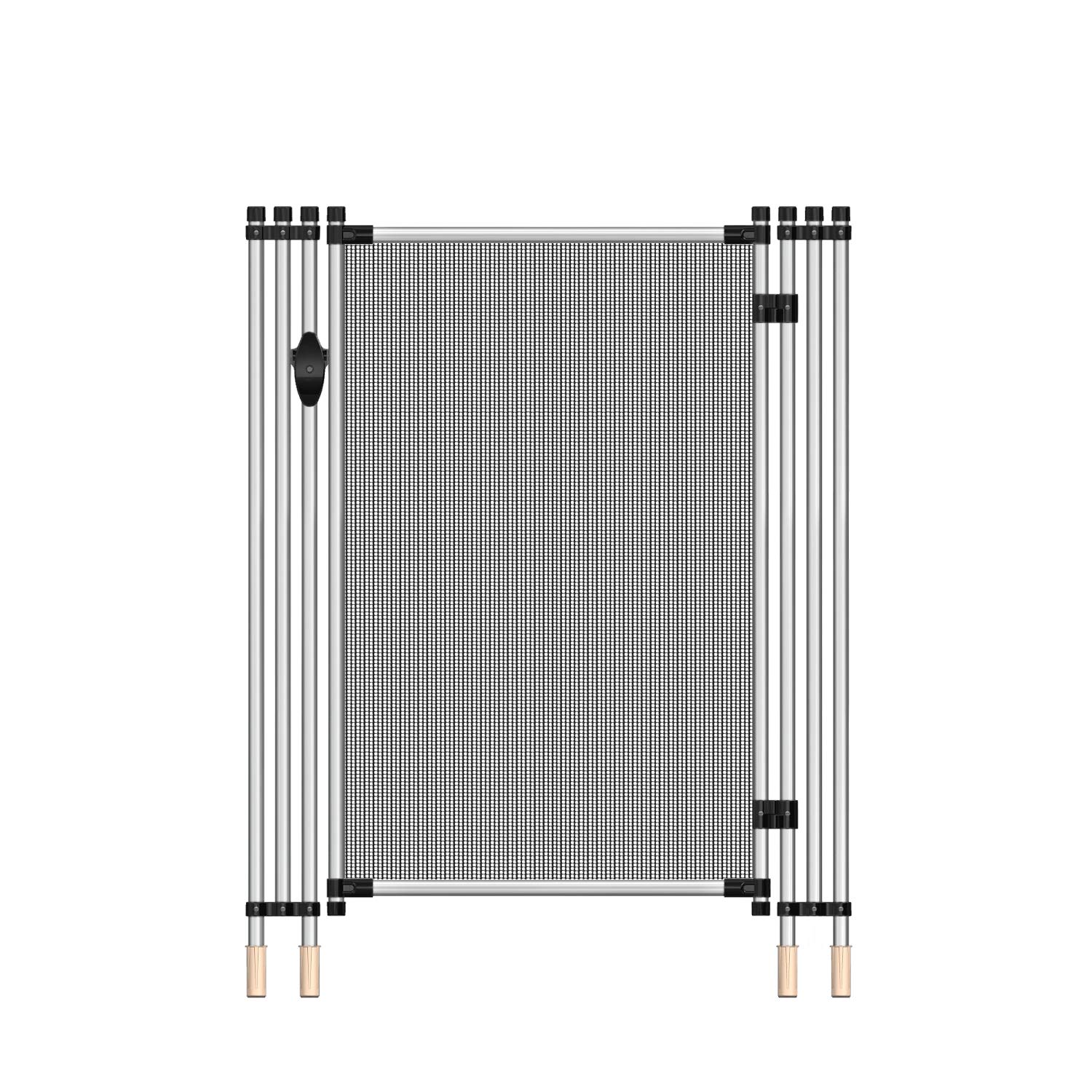 Coarbor 6'x2.5' Outdoor Safety Fence Gate - Heavy Duty Mesh Barrier for Pool, Garden, Chicken Coop, Backyard, Driveway & Patio | Perfect for Child Safety, Pet Containment and Property Protection