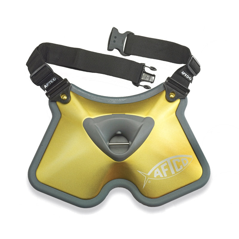 AFTCO Clarion X LG Fishing Fighting Belt - 80-130lb Capacity - Heavy Duty Saltwater Fishing Belt for Big Game Anglers - Perfect for Offshore, Deep Sea, and Sport Fishing Adventures