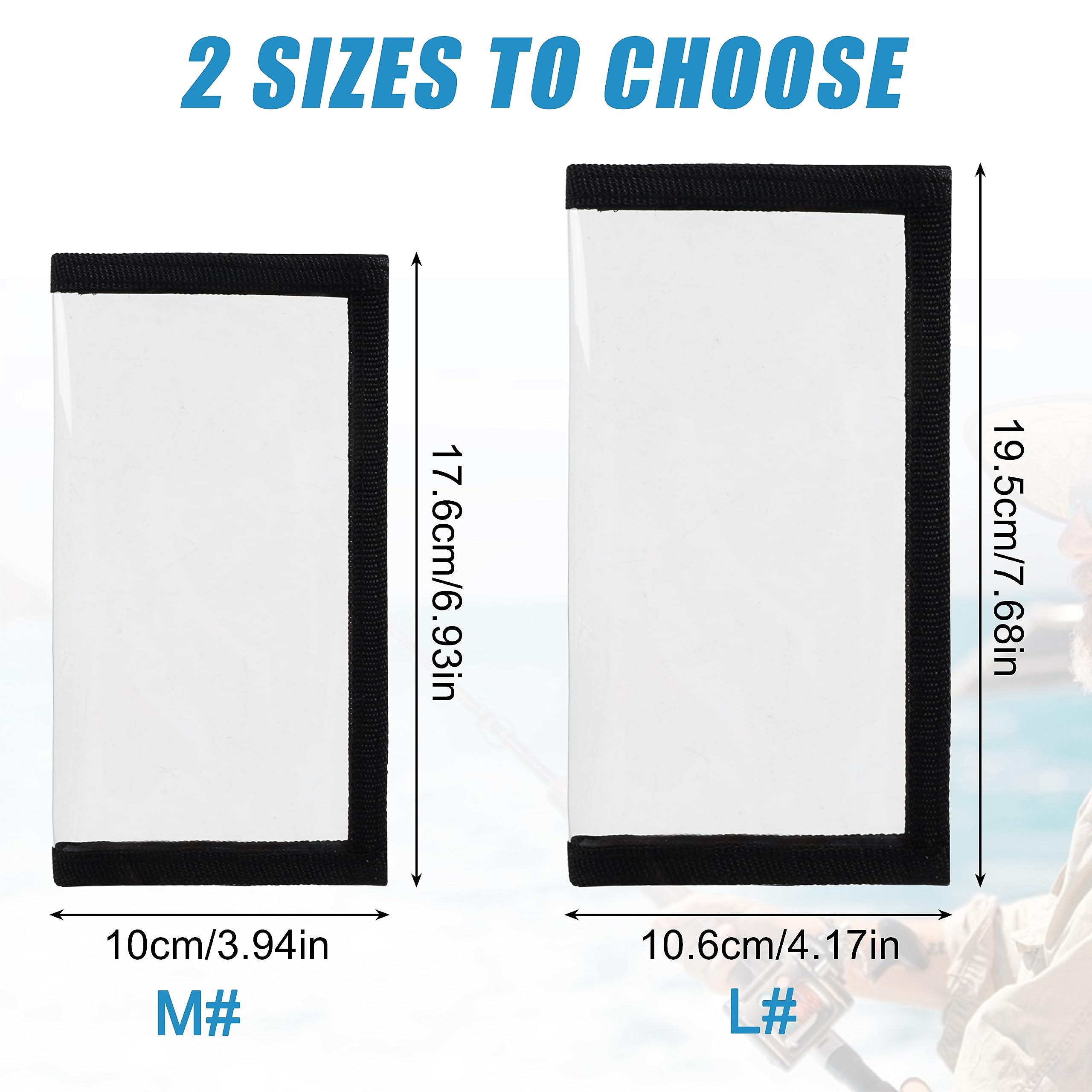 FUSIGO Fishing Lure Wraps - 10pcs Durable PVC Bait Covers with Clear Visibility for Hook Protection | Safe Bait Storage Solution for Freshwater & Saltwater Fishing | Ideal for Bass, Trout, and Walleye Fishing Trips