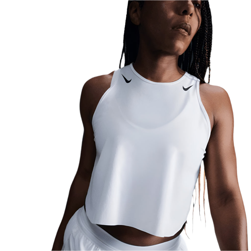 Nike Women's AeroSwift Dri-FIT ADV Cropped Running Tank Top - Lightweight Moisture-Wicking Workout Shirt for Running, Gym & Yoga | Breathable Athletic Top for Women