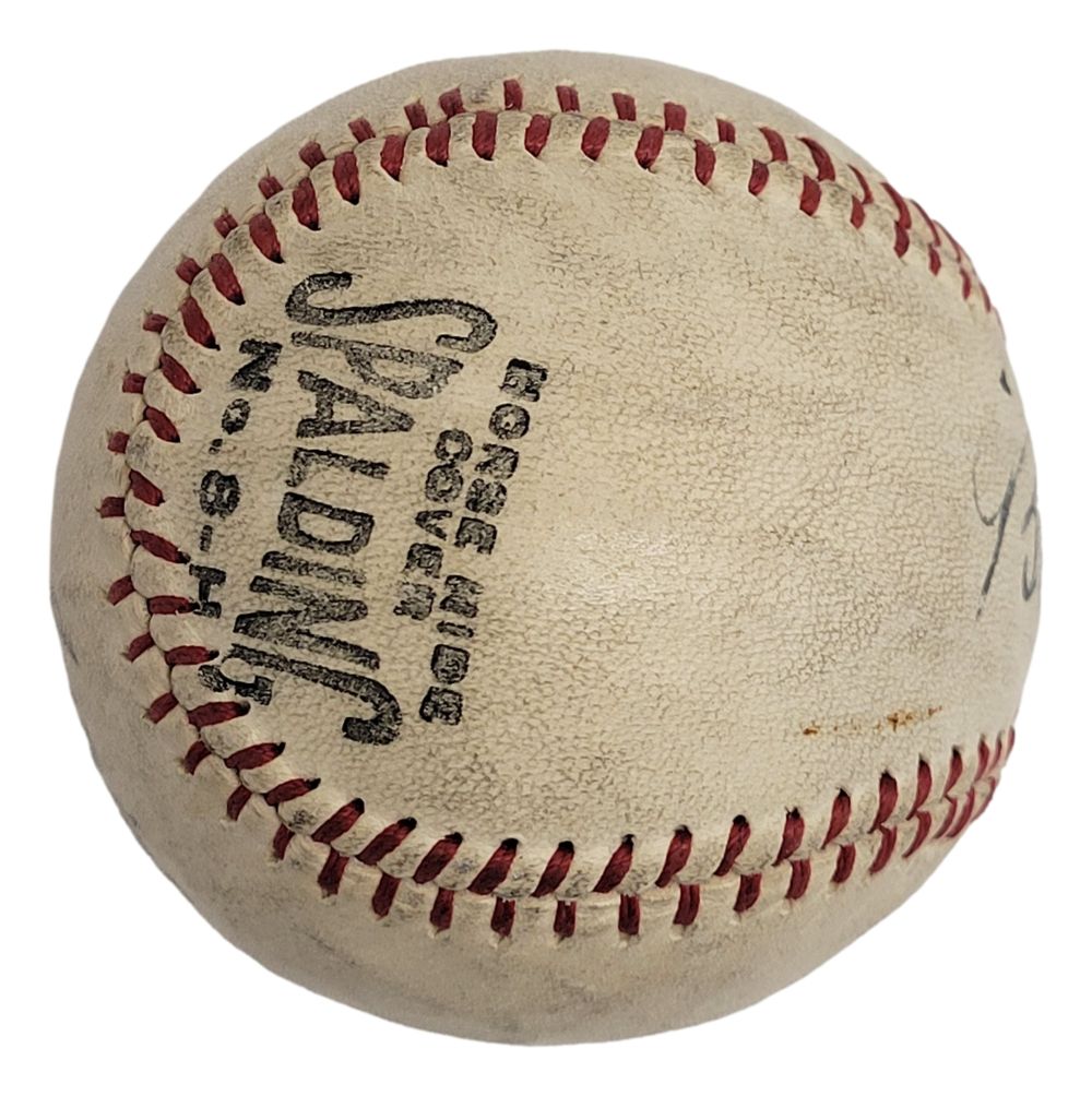 Authentic Babe Ruth 1920s Signed Spalding Junior League Baseball - Yankees Legend BAS+PSA Auto 8 - Perfect for Baseball Memorabilia Collectors & Sports Fans Display
