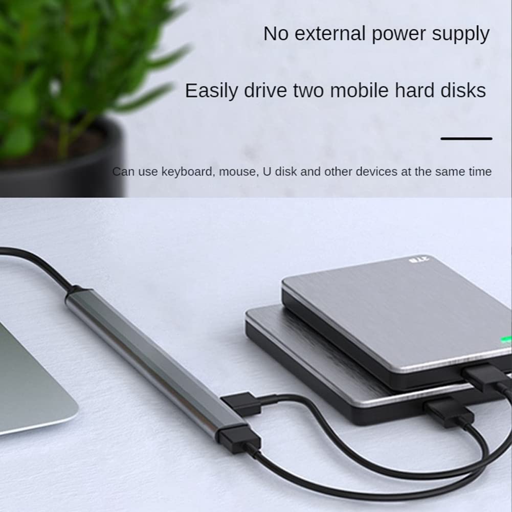 7-in-1 USB C Hub with USB 3.0 & 2.0 Ports - USB C to USB Splitter & Extender for Laptop, MacBook, iPad Pro - Expand Connectivity for Work, Gaming & Travel Accessories