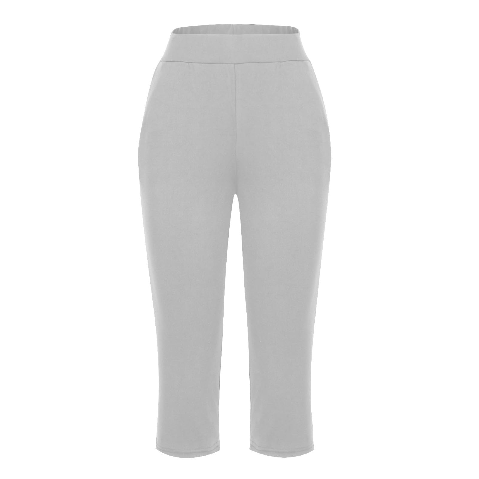 Women's High Waisted Capri Leggings with Pockets - Summer Yoga Pants for Workout, Casual Wear & Plus Size Activewear | Perfect for Gym, Running, Lounge & Travel