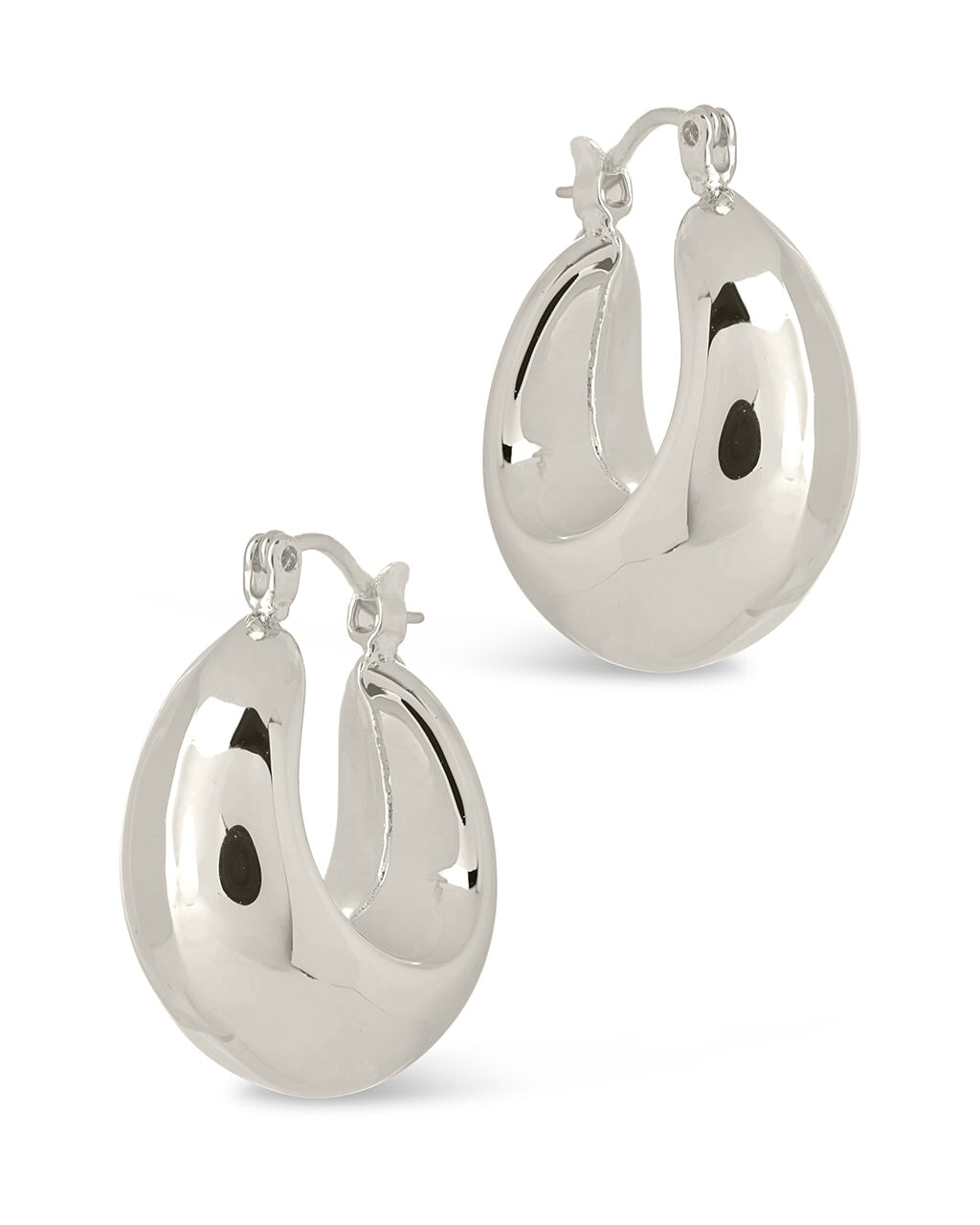 Nova Chunky Tube Hoop Earrings for Women - Trendy Gold & Silver Hollow Circle Earrings for Everyday Wear, Party & Date Night