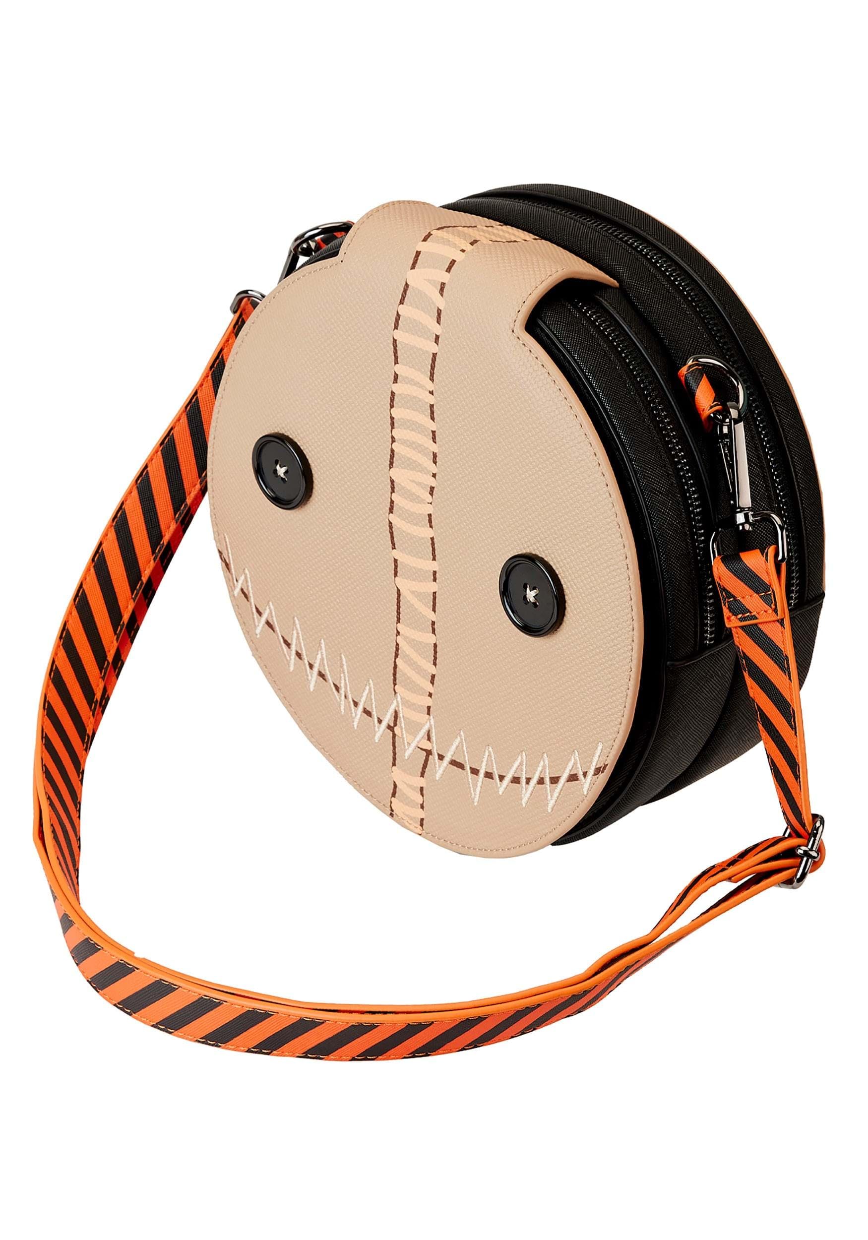 Trick 'r Treat Sam Pumpkin Crossbody Bag - Halloween Horror Movie Inspired Purse for Women & Girls - Perfect for Cosplay, Trick or Treating & Halloween Parties