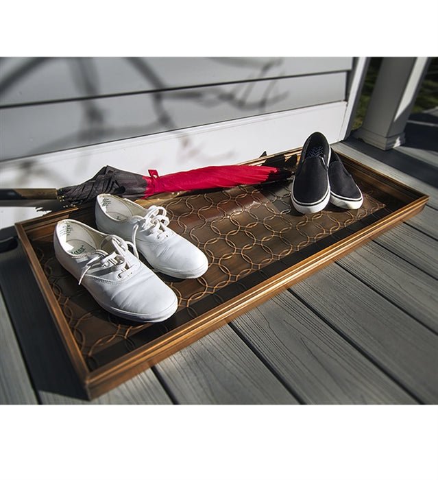 Circles Multi-Purpose Boot Tray - Durable Shoe Mat for Entryway, Mudroom & Garage - Waterproof Dirt Catcher for Wet Shoes & Boots - Perfect for Home, Office & Outdoor Use