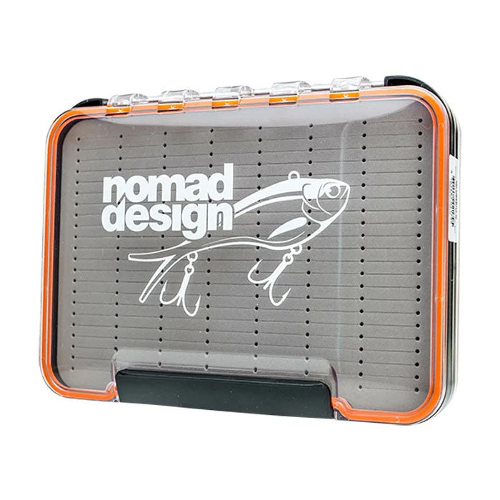 Nomad Design Vibe Lure Storage Box - Waterproof Fishing Tackle Organizer for Bass, Trout & Saltwater - Perfect for Boat, Kayak & Shore Fishing Trips