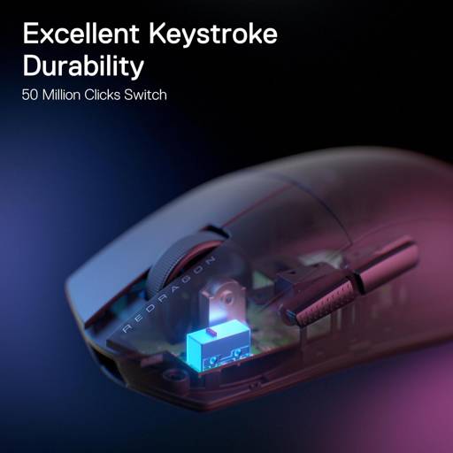Redragon M724 King Gaming Mouse - High Precision Optical Sensor, RGB Backlit, Ergonomic Design for PC Gamers - Perfect for FPS, MOBA, and MMO Games