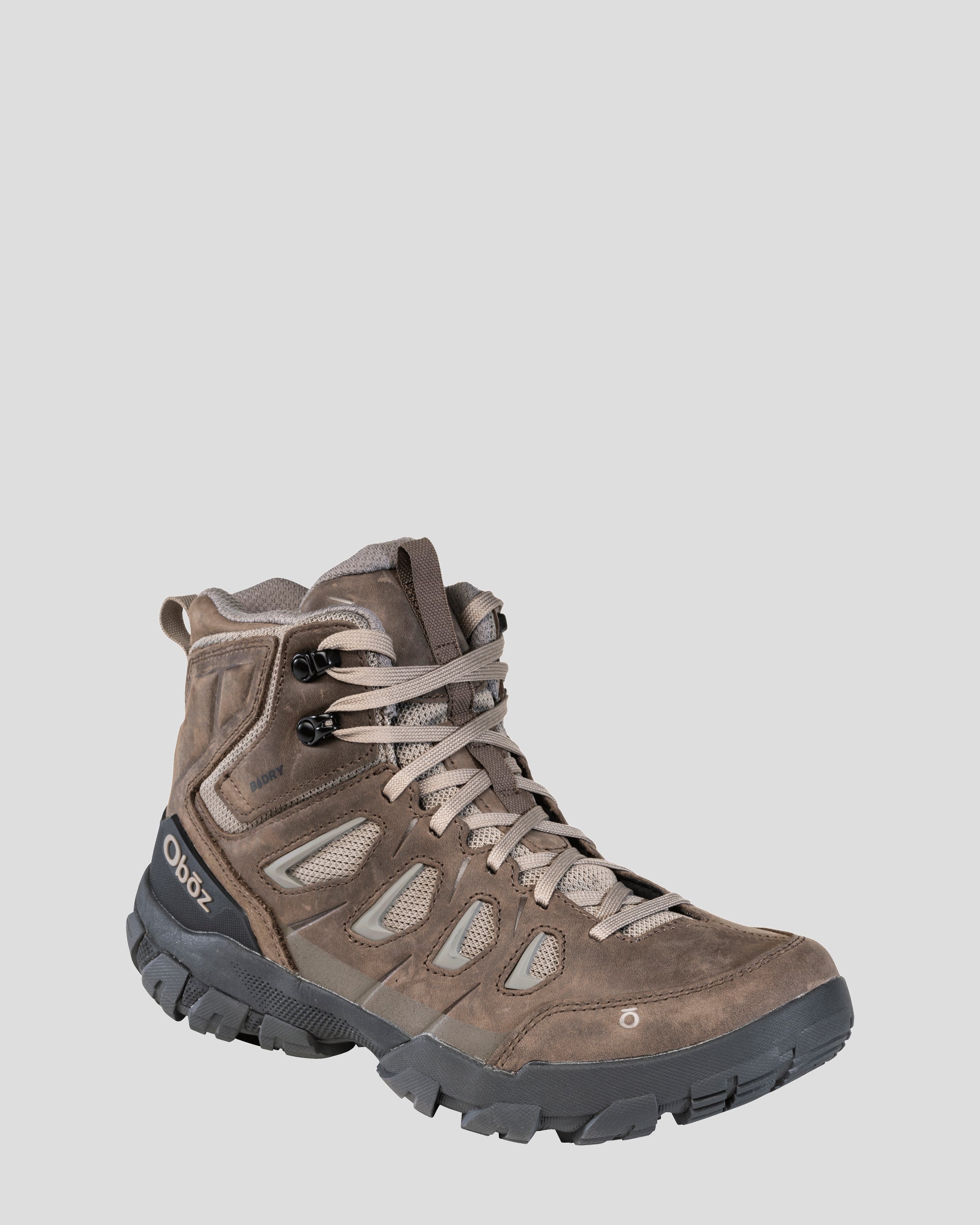 Oboz Sawtooth X Mid B DRY Waterproof Hiking Boots for Men - Classic Brown | Durable Outdoor Footwear for Trail Walking & Mountain Adventures