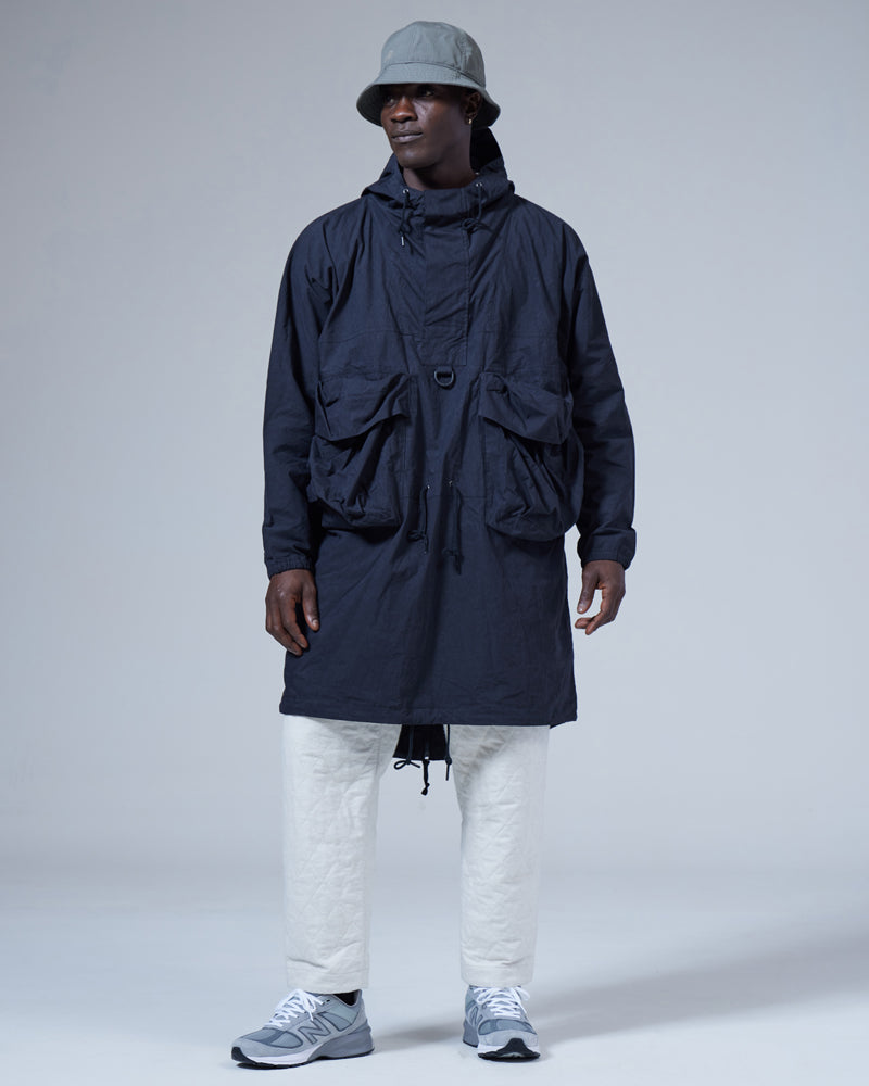Indigo C/N Anorak Jacket - Lightweight Waterproof Windbreaker for Outdoor Hiking & Camping | Men's & Women's Casual Wear