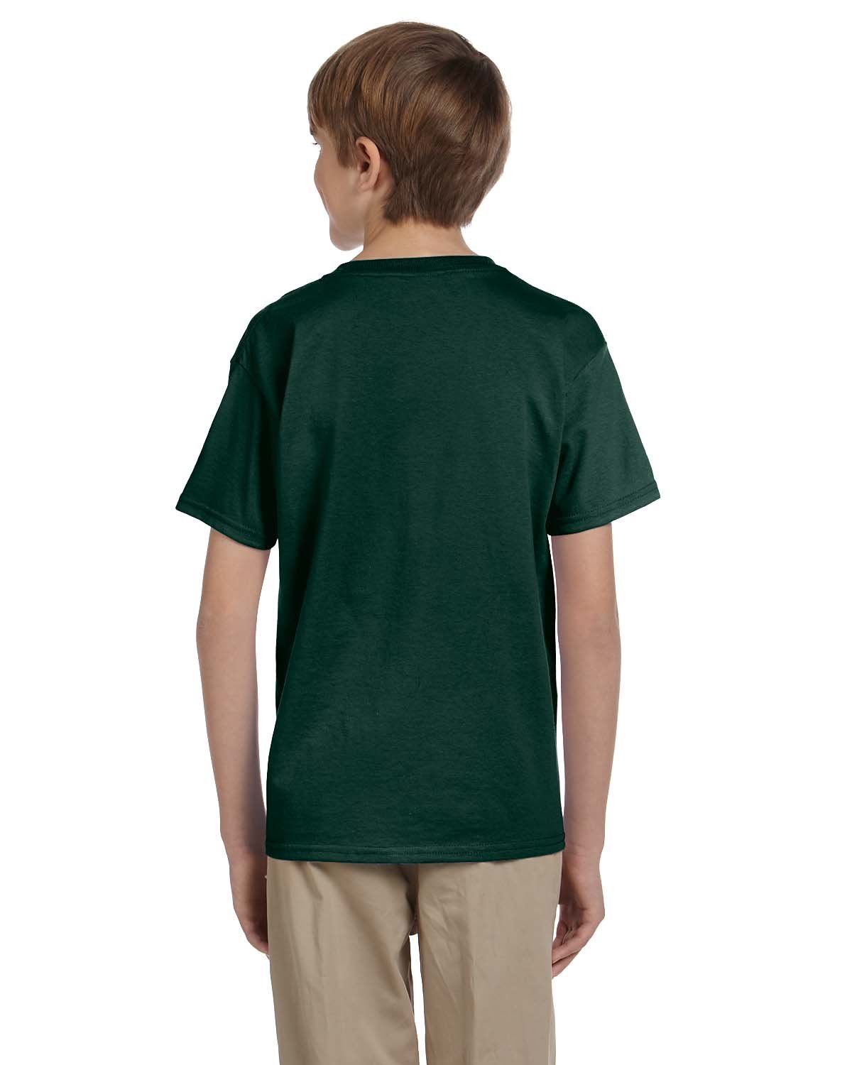 Hanes Kids' ComfortBlend EcoSmart Crewneck T-Shirt - Soft Cotton Blend Short Sleeve Tee for Boys & Girls - Perfect for School, Play & Everyday Wear